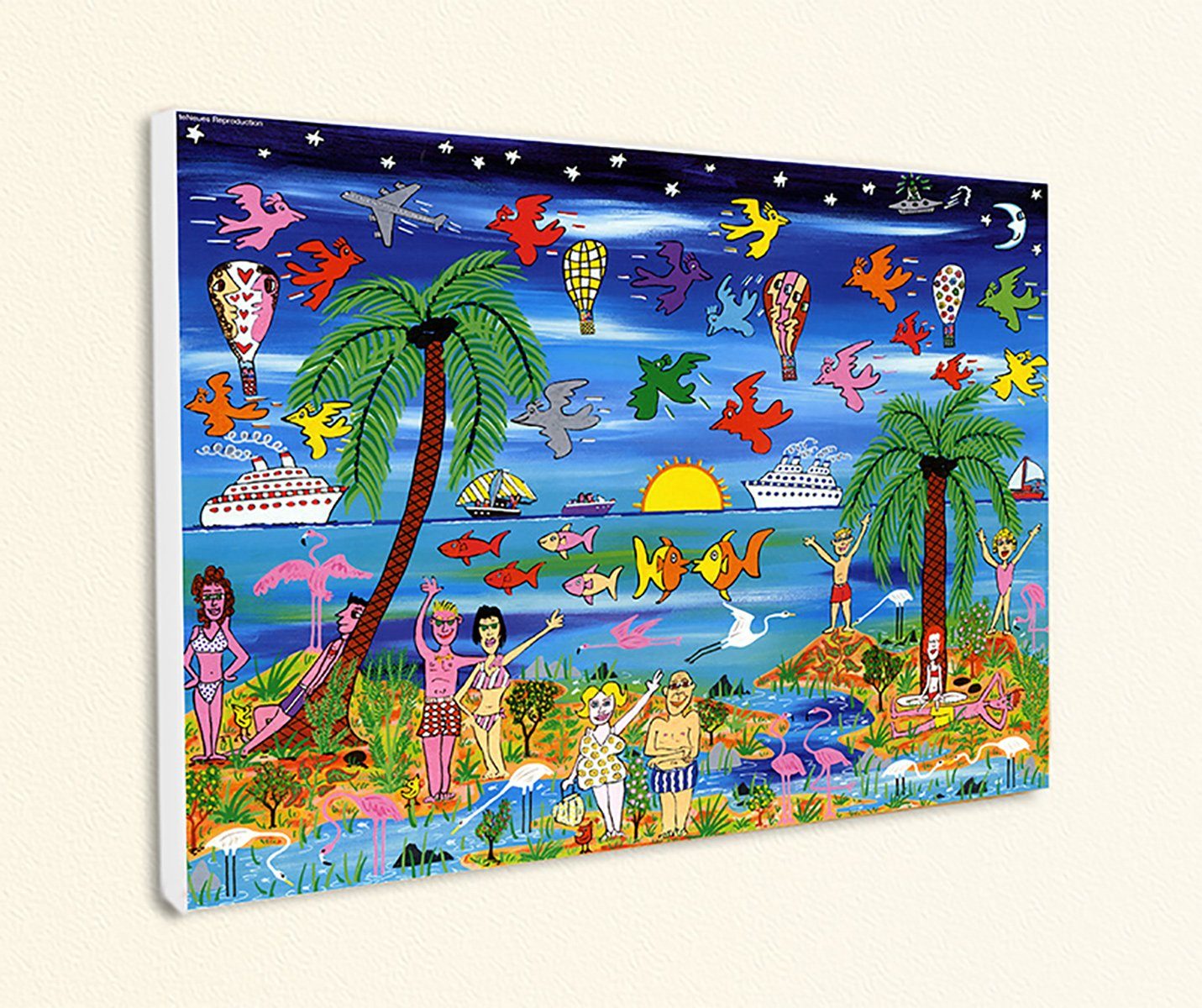 BillerAntik Kunstdruck Paradise Lost & Found Meer Insel Paradies Poster Rizzi Platte 29, (1 St)