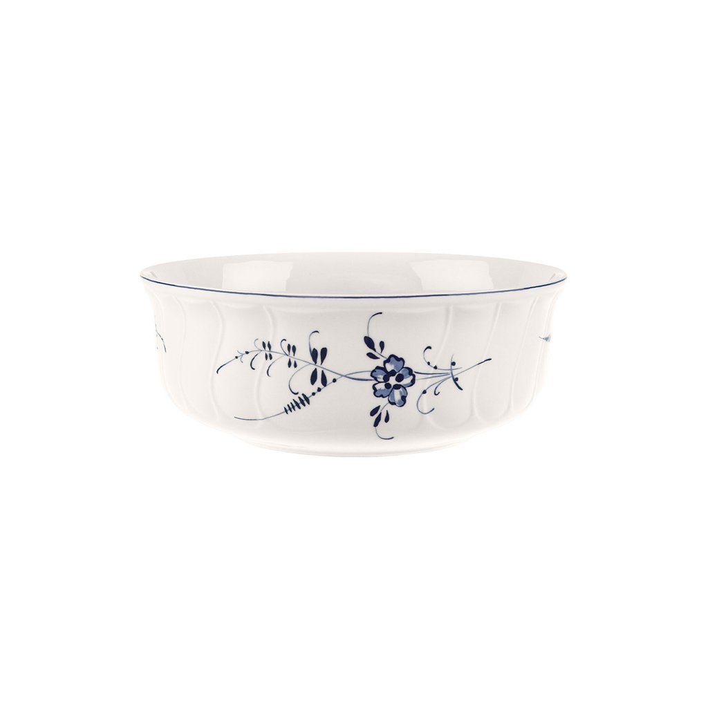 Villeroy & Boch Salatschüssel Vieux Luxembourg runde Schüssel, Porzellan, (1-tlg), Premium Porcelain, 1 Stck, mikrow.- & spülm.sicher