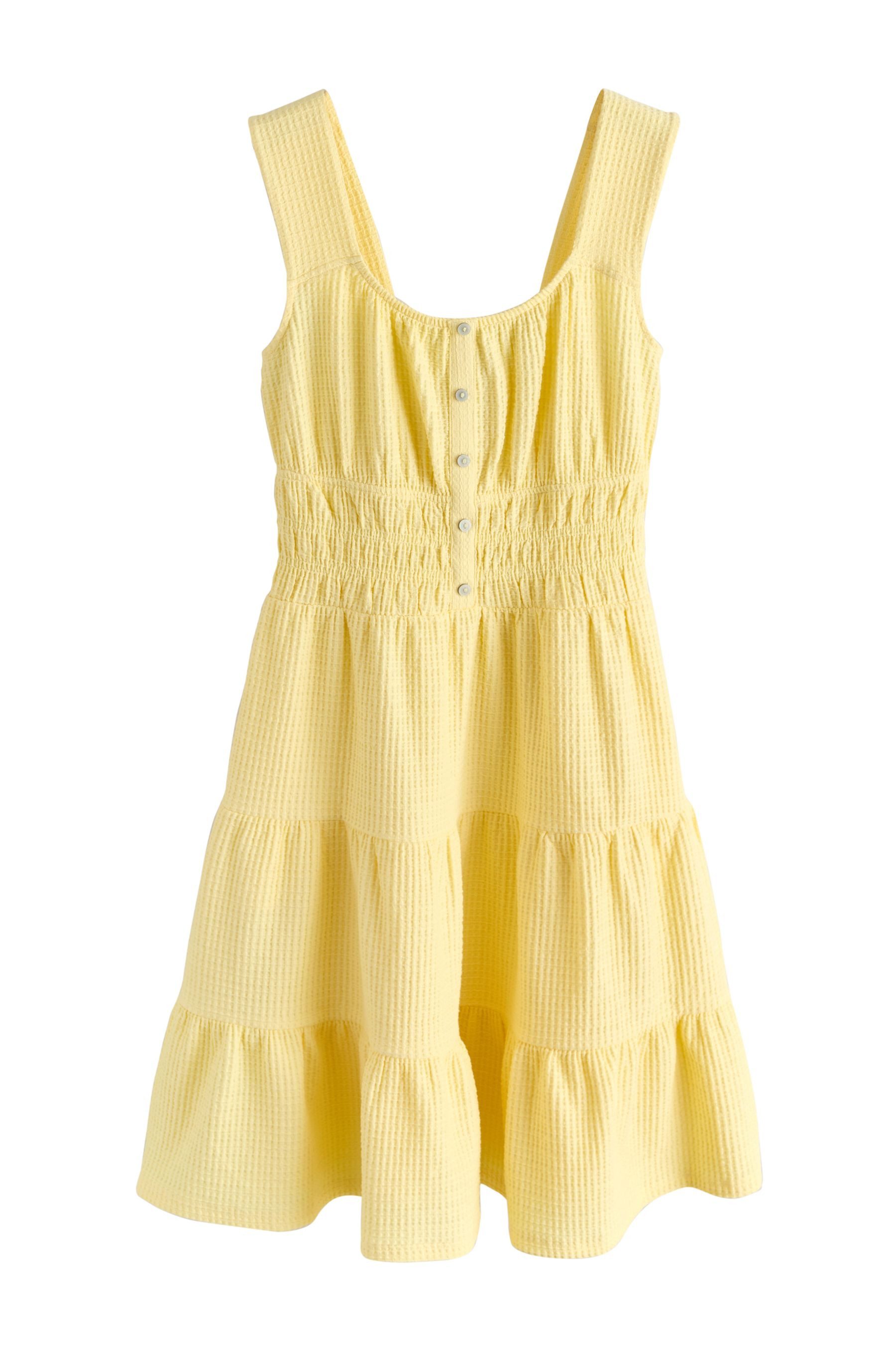 Next Jerseykleid Ärmelloses Minikleid aus Jersey, Kurzgröße (1-tlg)