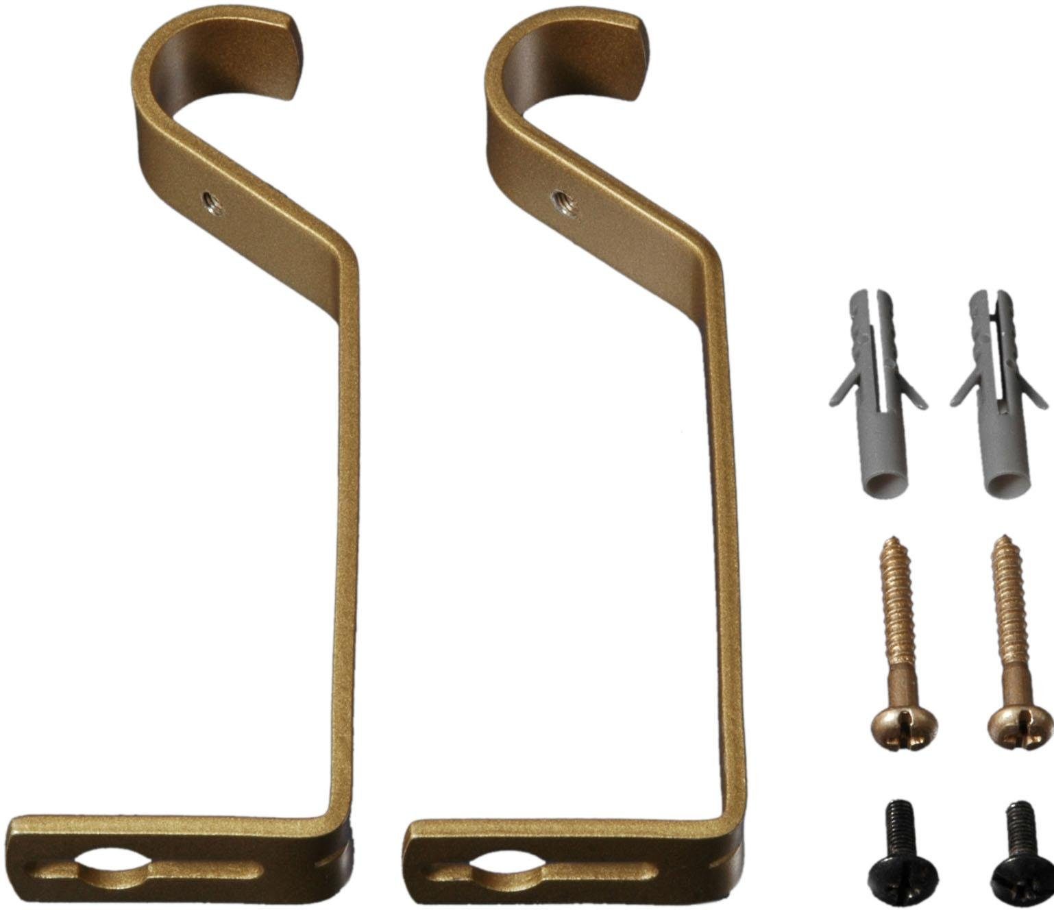 Liedeco Träger, Gardinenstangen, (Set, 2-St), für Gardinenstangen Ø 20 mm günstig online kaufen