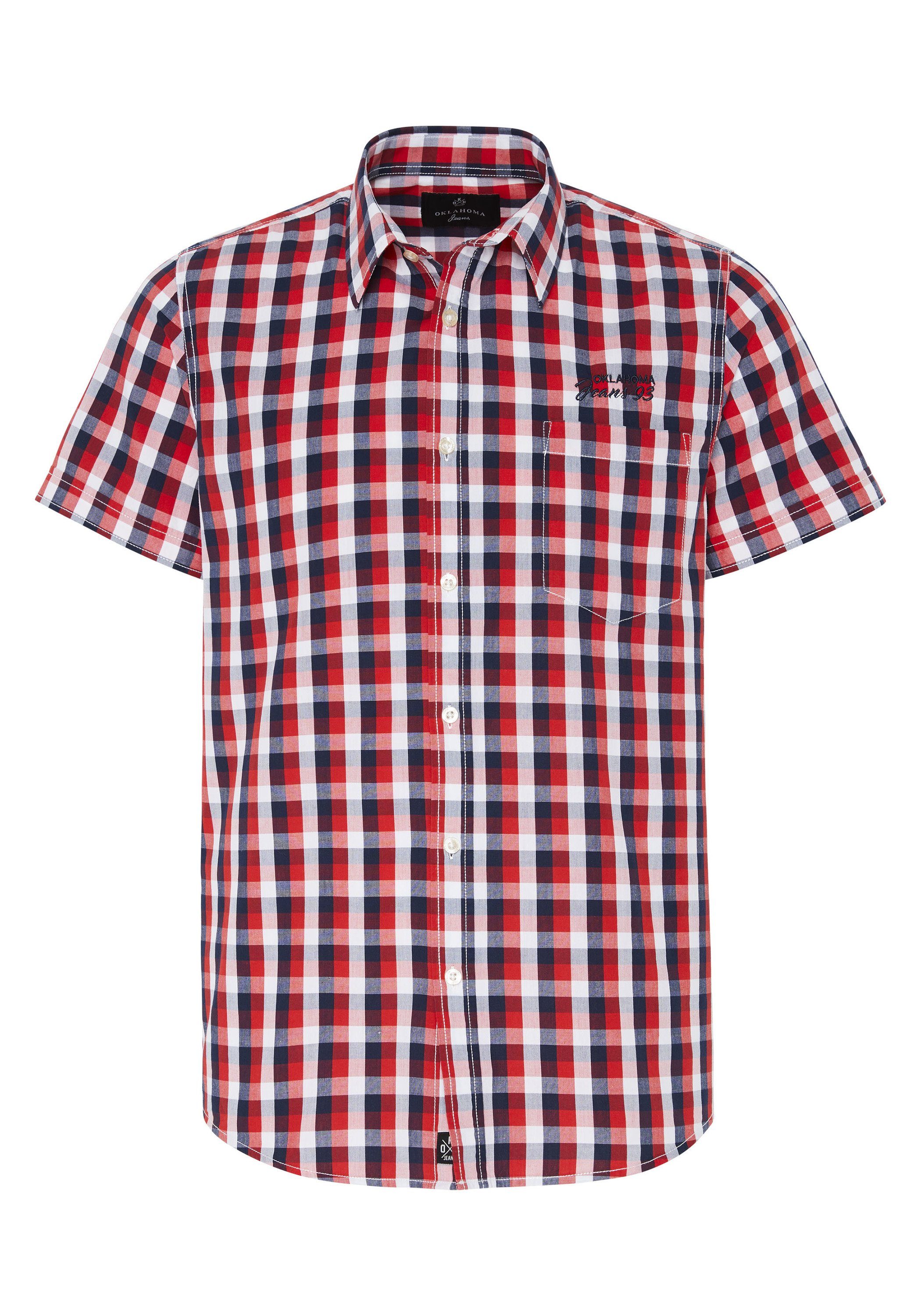 Oklahoma Jeans Langarmhemd kurzarm