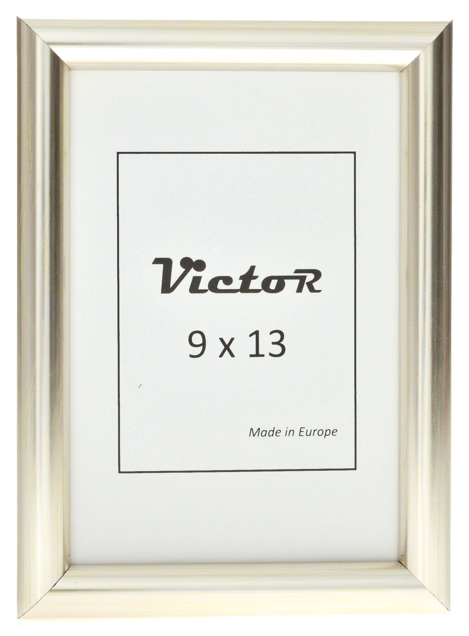 Victor (Zenith) Bilderrahmen David, in silber, 9x13 cm, Leiste: 14x17mm, Kunststoff Rahmen