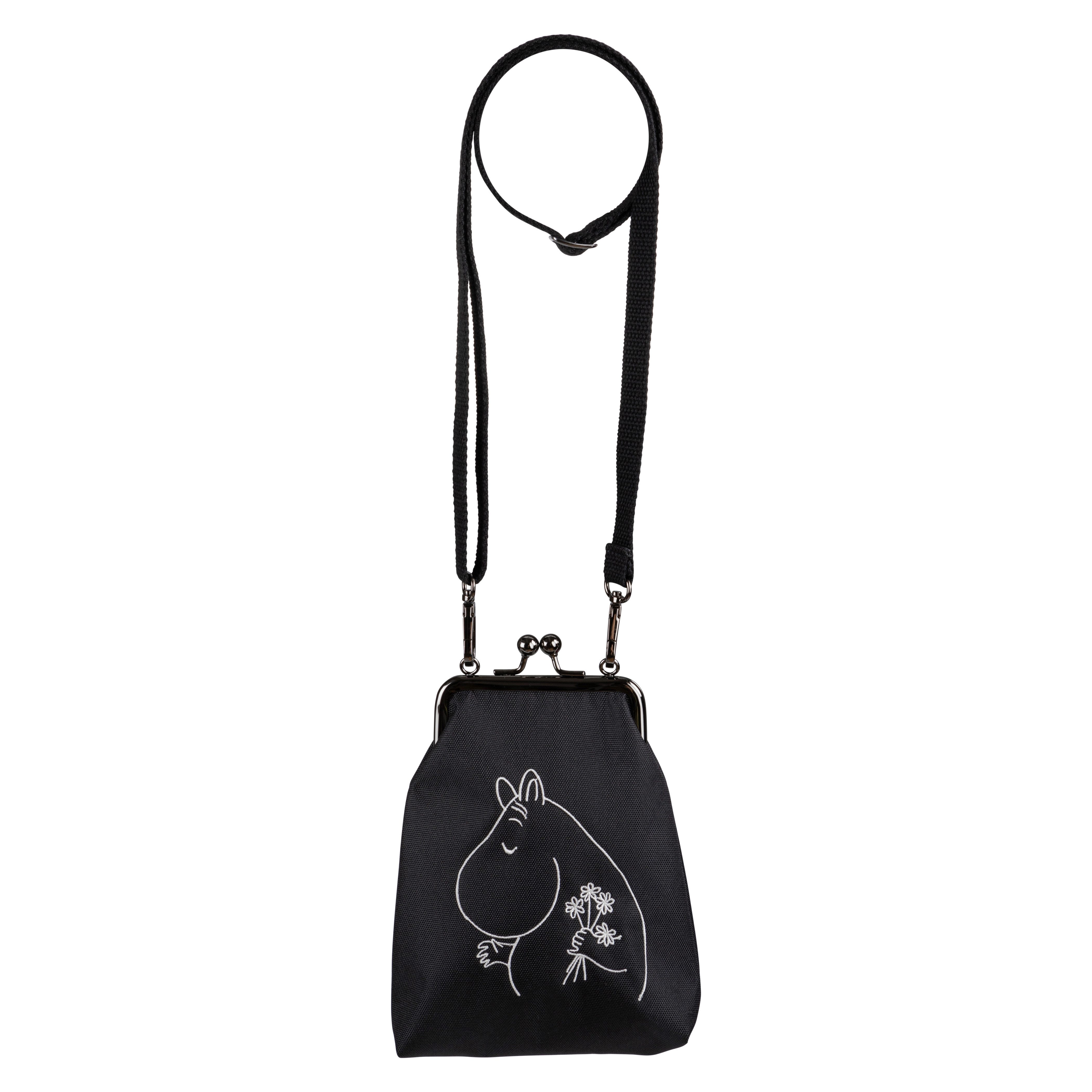 Moomin by Martinex Beuteltasche Martinex Moomin Vinssi Beuteltasche schwarz mit Moomin-Aufdruck
