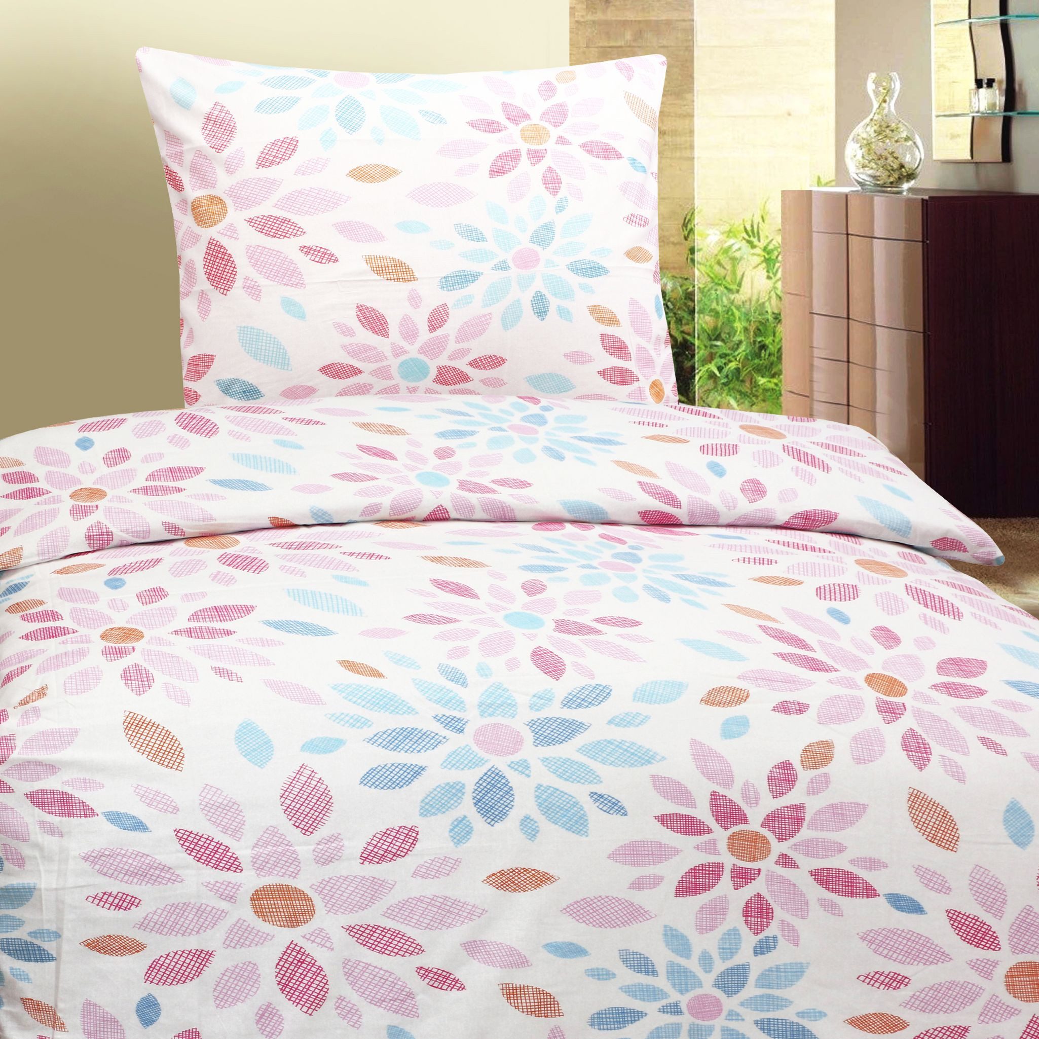 JACK Bettwäsche 135x200cm Mandala Flowers, Renforcé, 2 teilig, Mandala- und günstig online kaufen