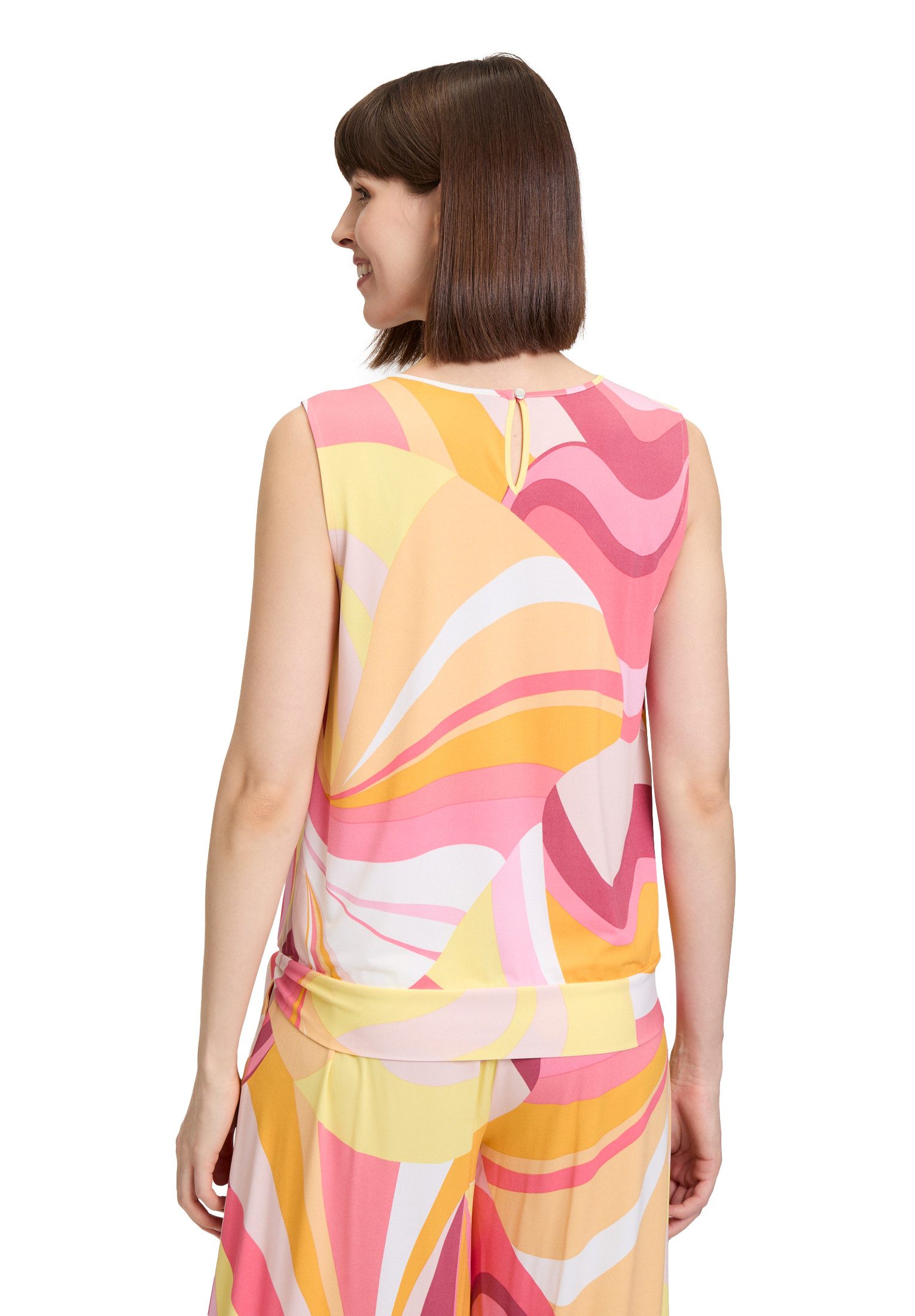 Betty Barclay T-Shirt Damen mit Raffung (1-tlg) Material