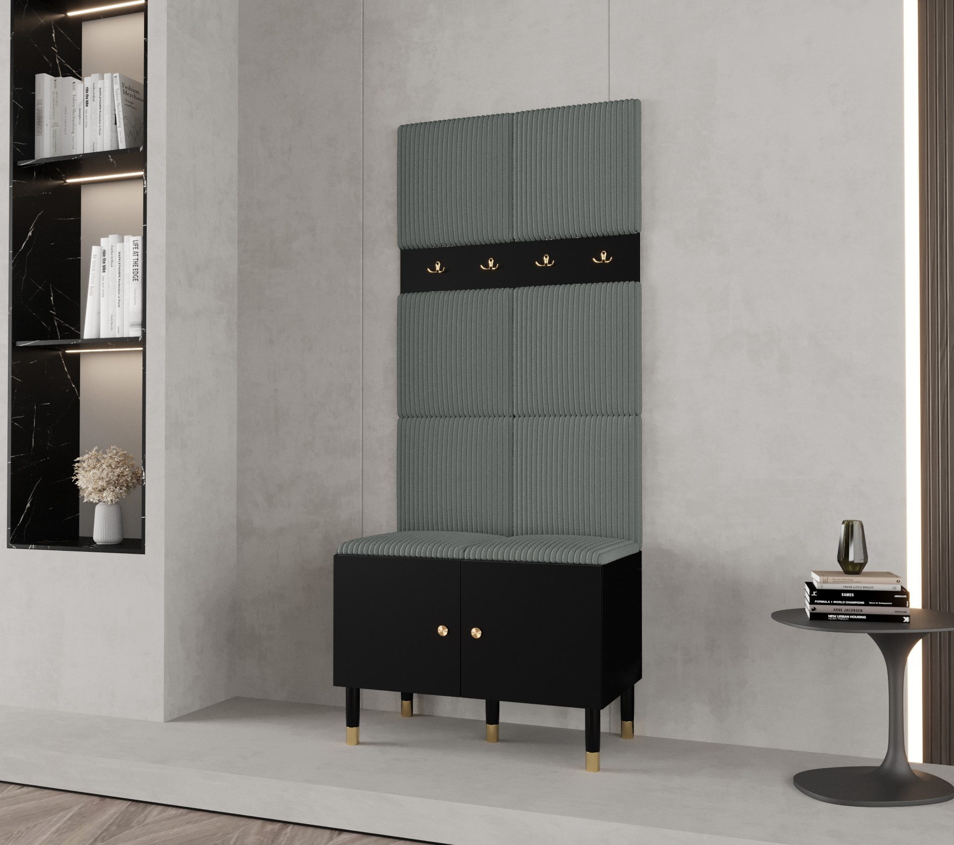 ABIKS MÖBEL Kompaktgarderobe PALERMO Set 4 günstig online kaufen