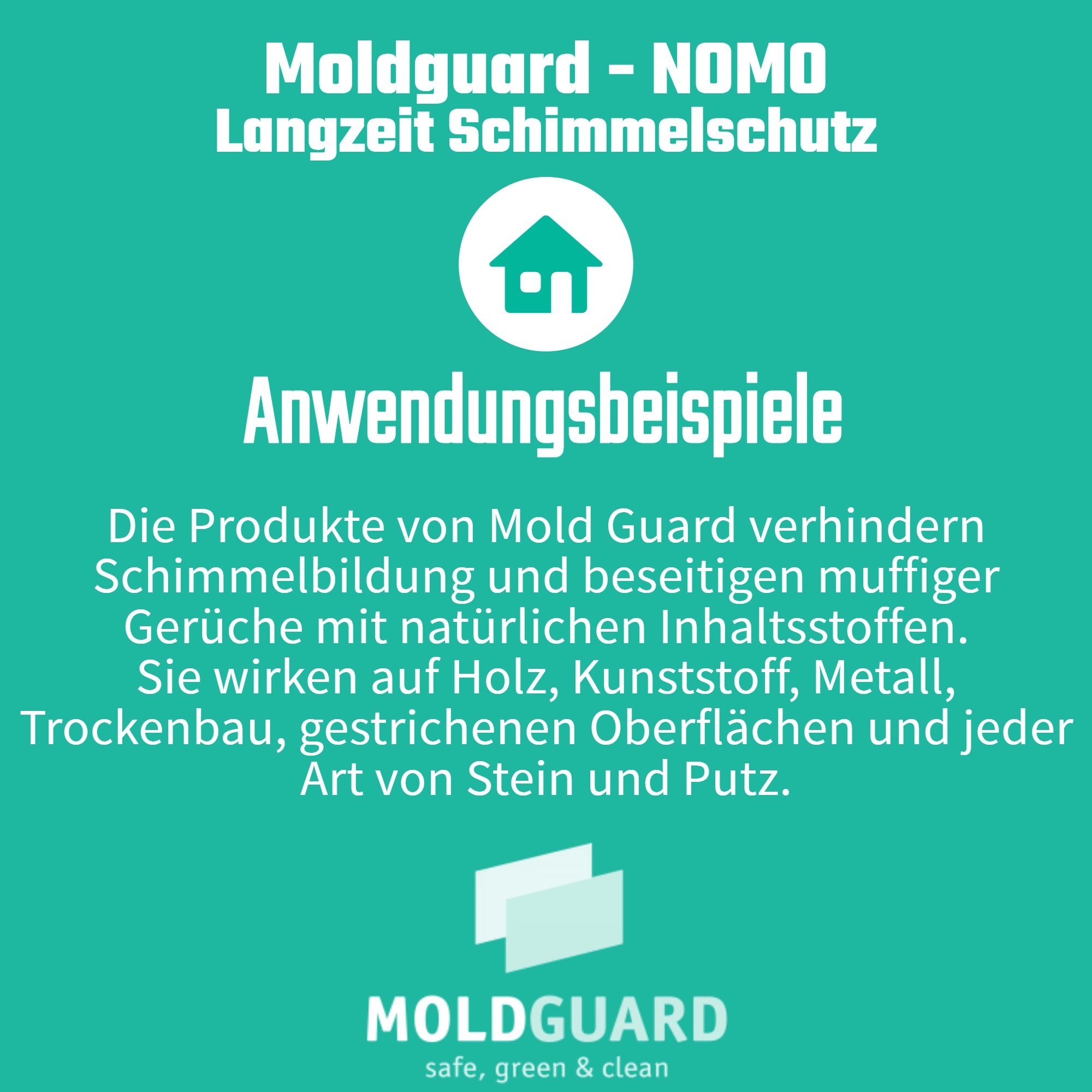 Moldguard (Rein natürliche Inhaltsstoffe) Schimmelentferner NOMO