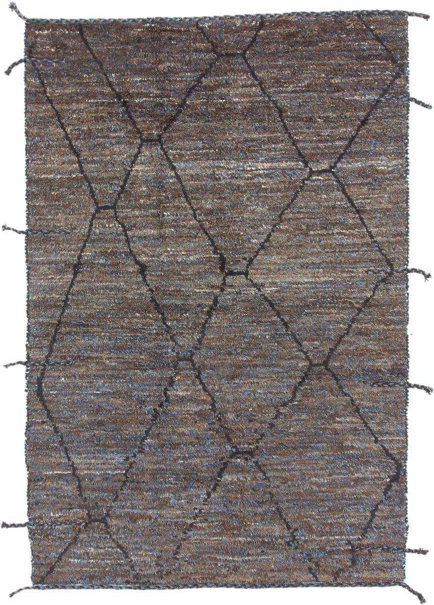 Orientteppich Berber Maroccan Design 172x259 Handgeknüpfter Moderner Orientteppich, Nain Trading, rechteckig, Höhe: 20 mm