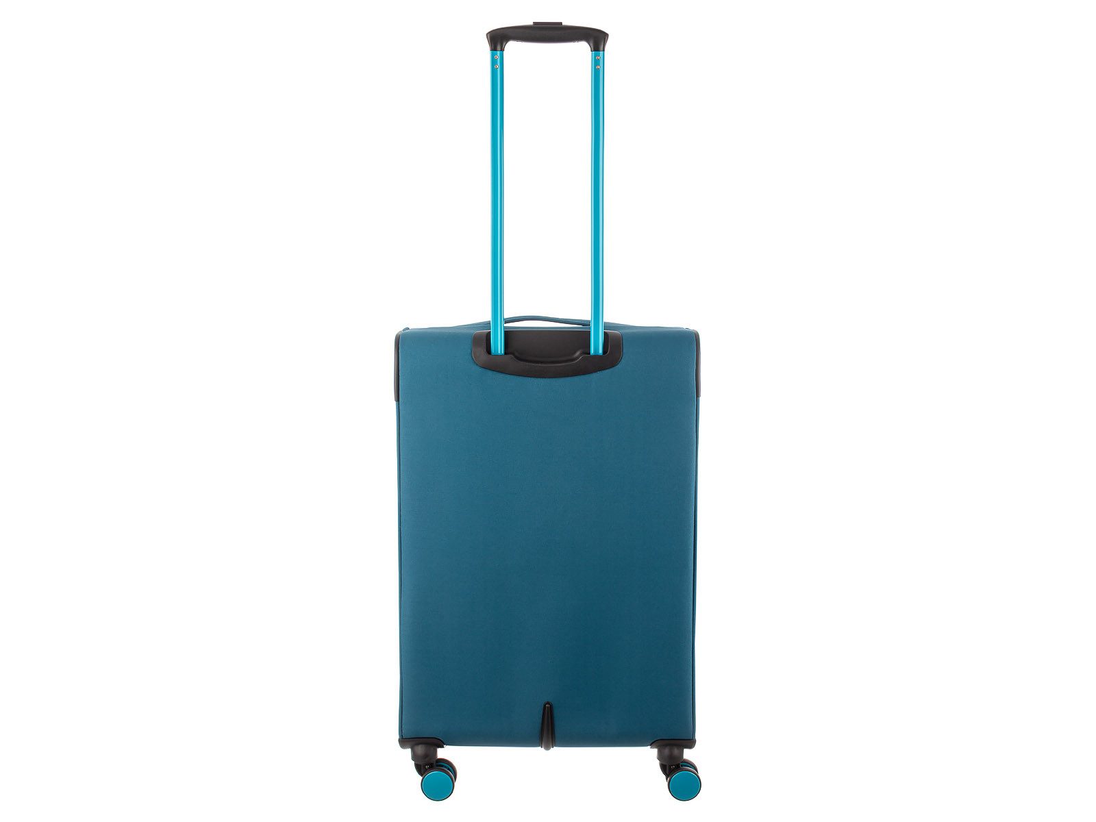 Franky Weichgepäck-Trolley Koffer Gr. M Reisegepäck T27-F Spinner 65er, 4 Doppellenkrollen Rollen, Dehnfalte TSA Schloss