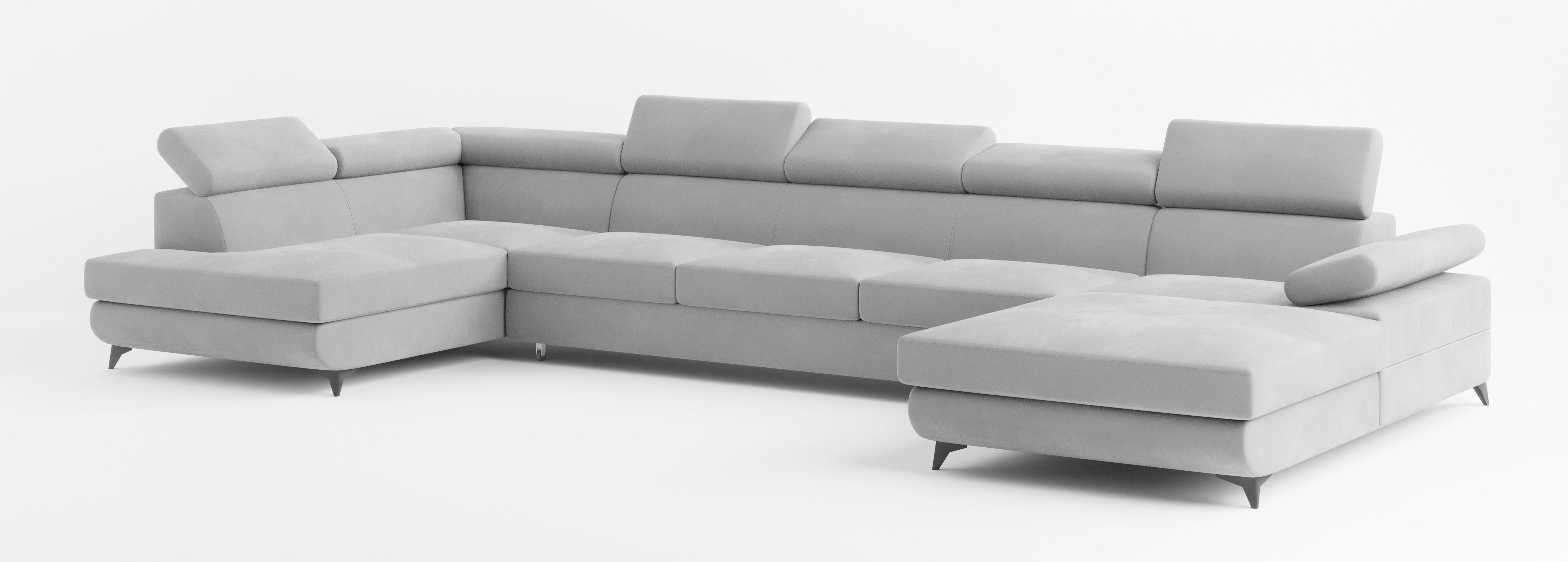 Masseno Ecksofa MONTIVA mit Schlaffunktion U-Form, günstig online kaufen