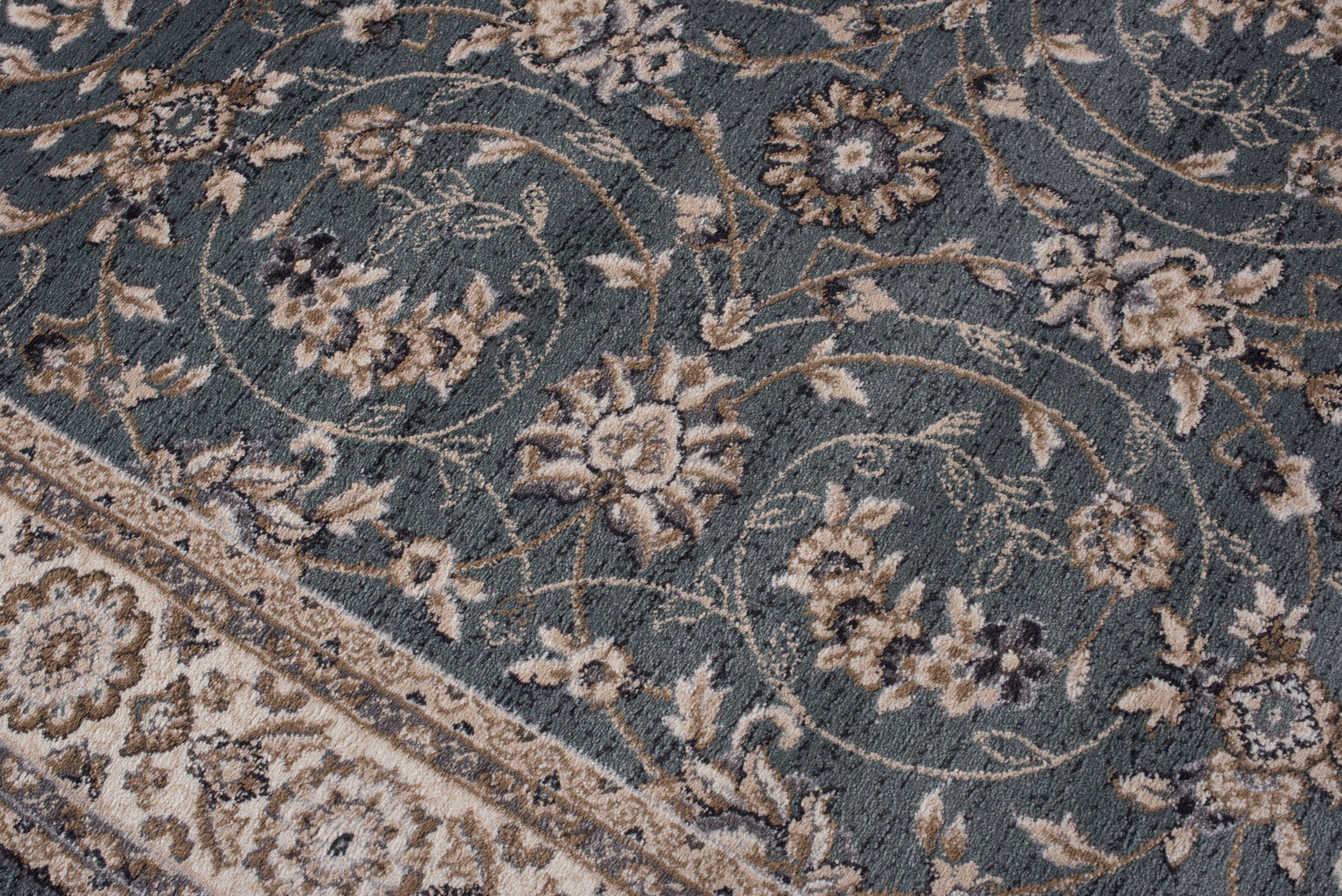 Orientteppich Oriente Teppich Traditioneller Pflegeleicht, 100 60 Blau, Mazovia, cm, für Fußbodenheizung, - Geeignet Wohnzimmerteppich x Teppich Orient