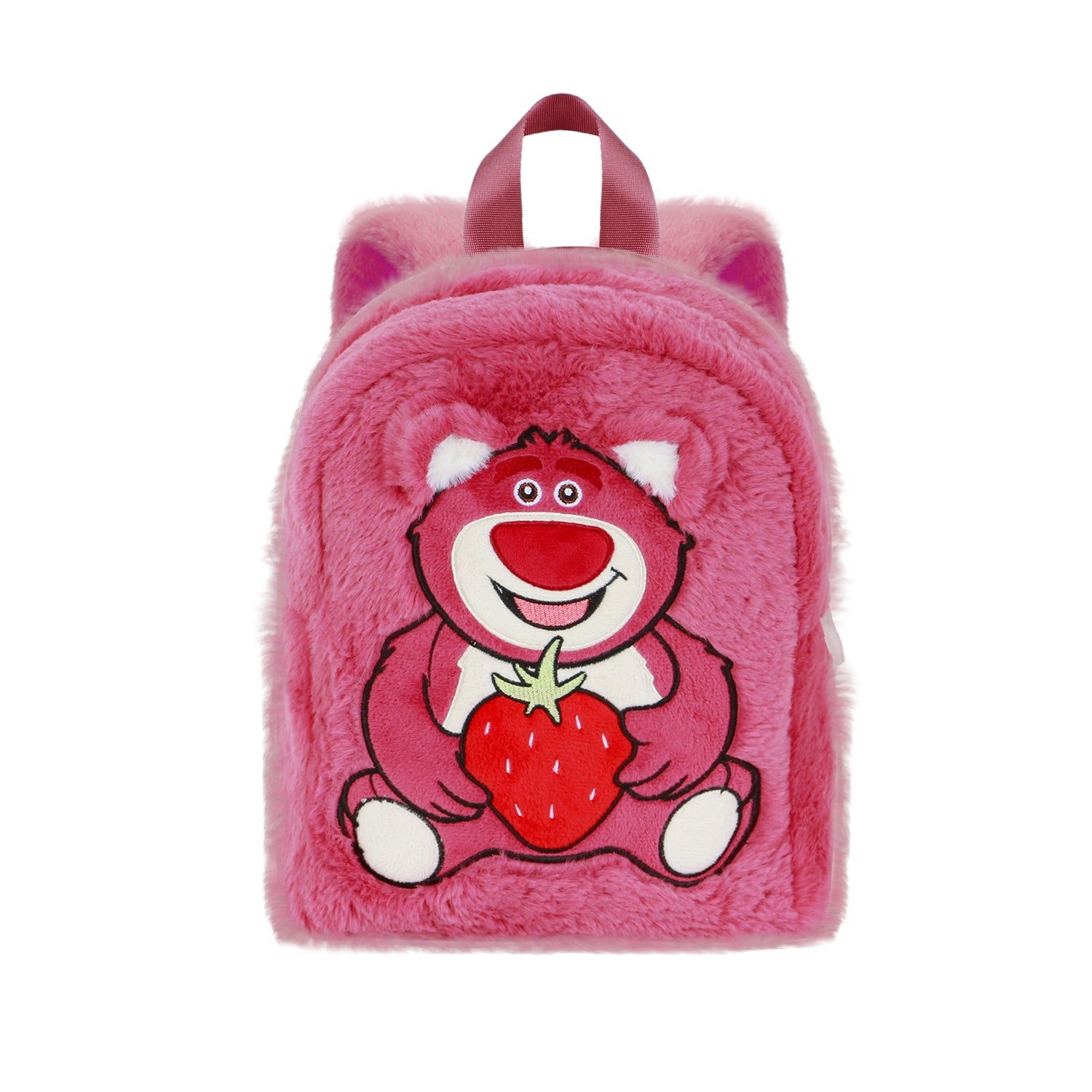 Karactermania Kinderrucksack Disney Lotso Bär Plüsch Rucksack für Kinder, weiche Plüschstruktur