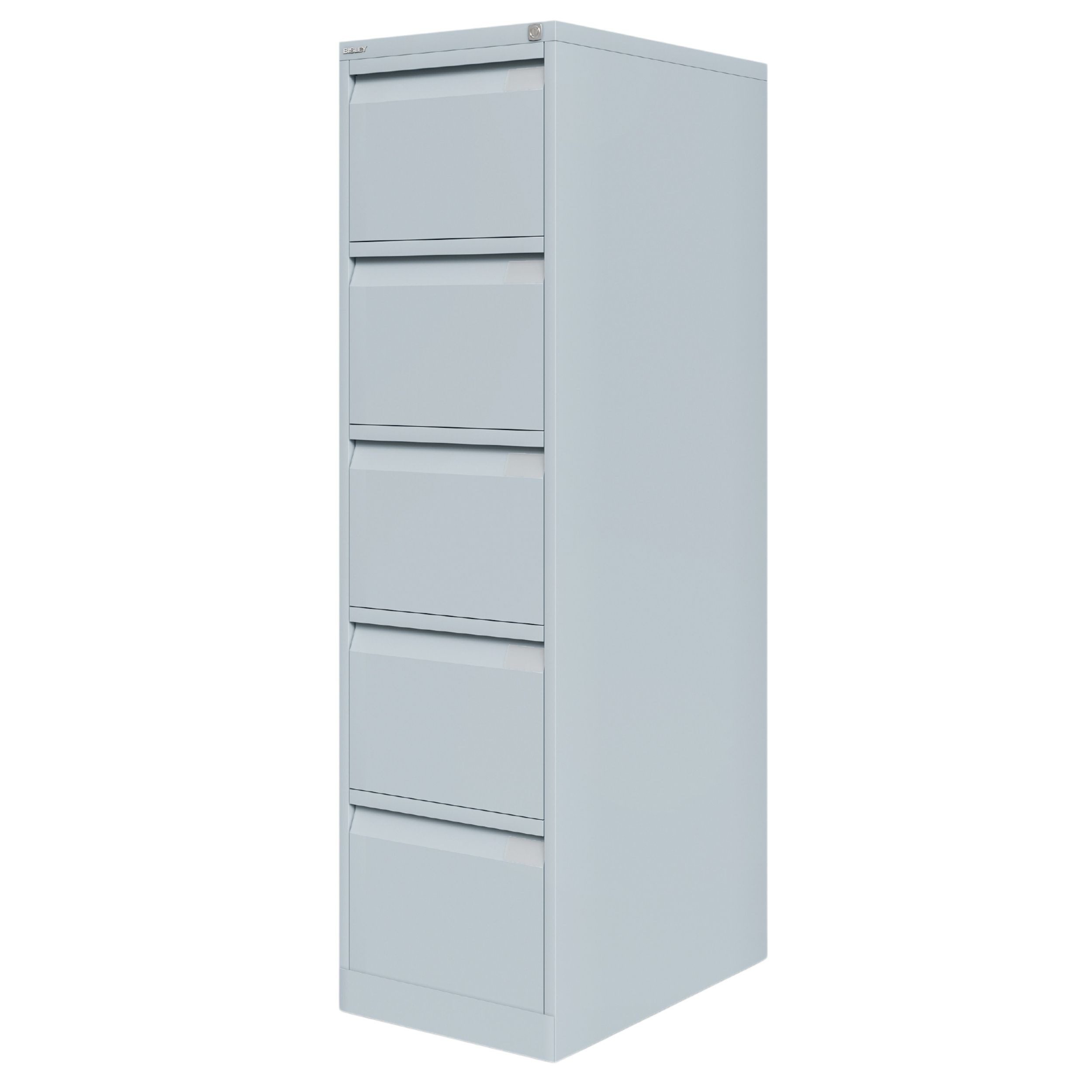 Bisley Hängeregisterschrank Hängeregistraturschrank Original in Lichtgrau - Maße: H 162 x B 41 x T 62 cm