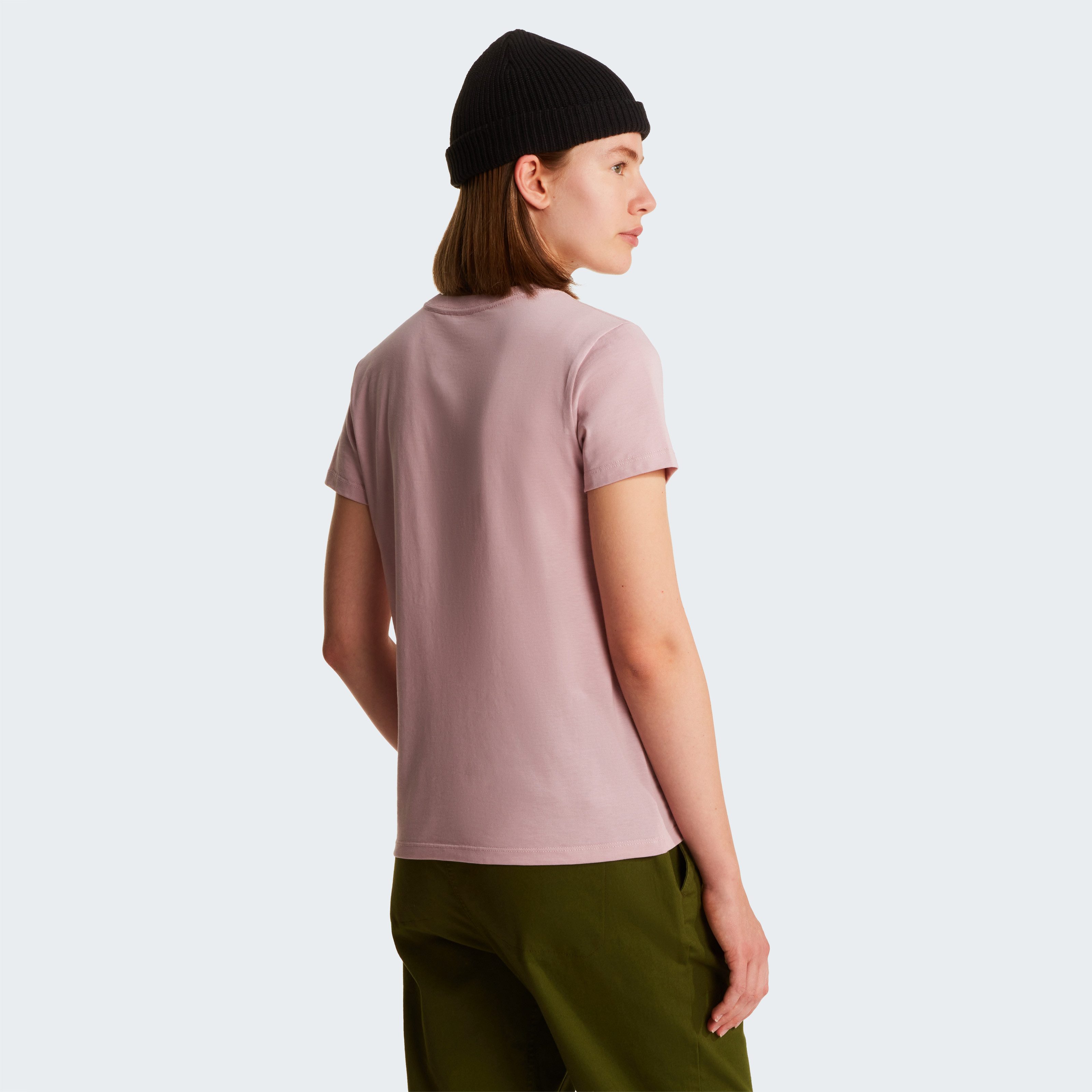 The North Face T-Shirt W EVOLUTION SIMPLE DOME SLM SHORT SLEEVE schmaler Schnitt, Kurzarm, für Wandern und Outdoor-Aktivitäten