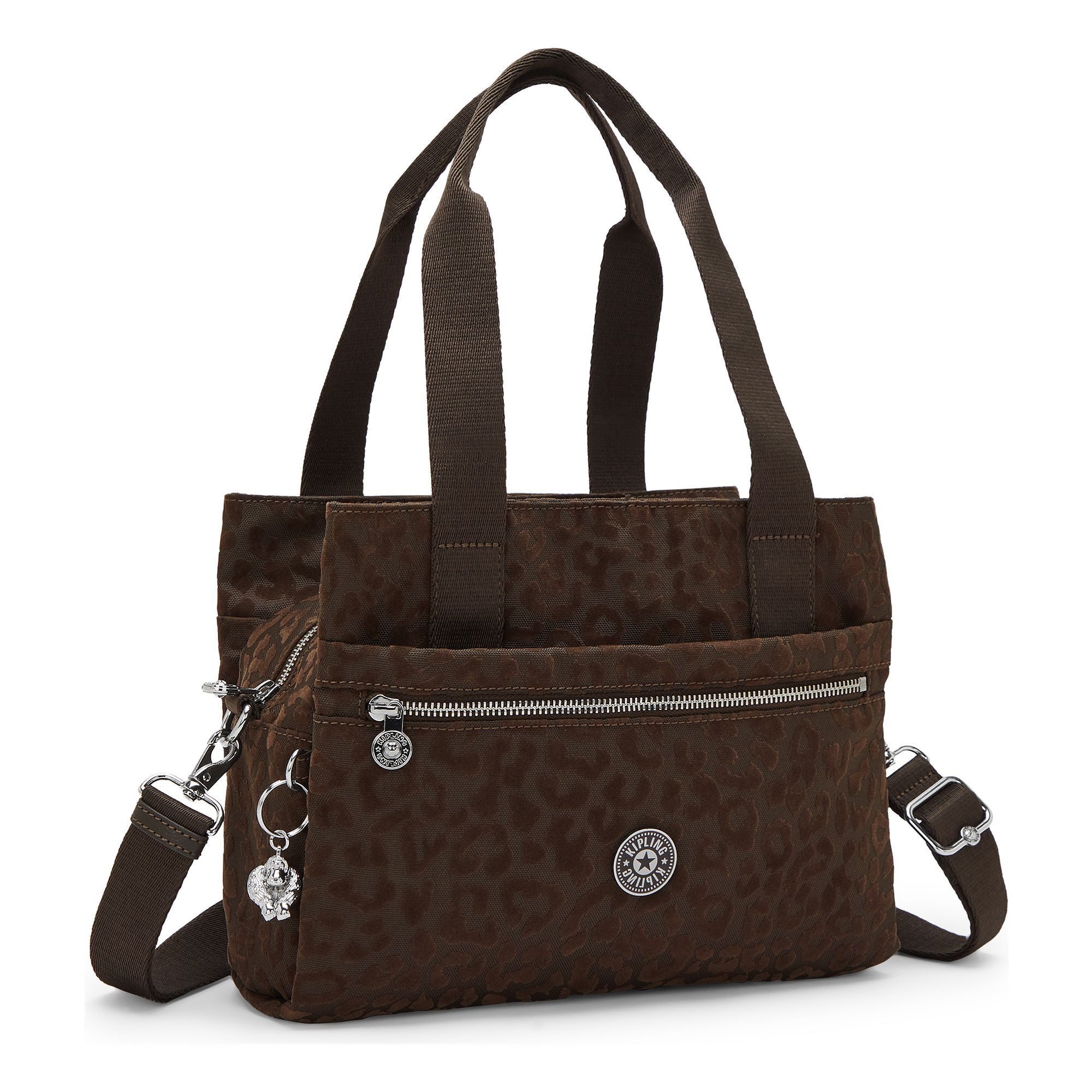 KIPLING Schultertasche Elysiana Leo, Polyester