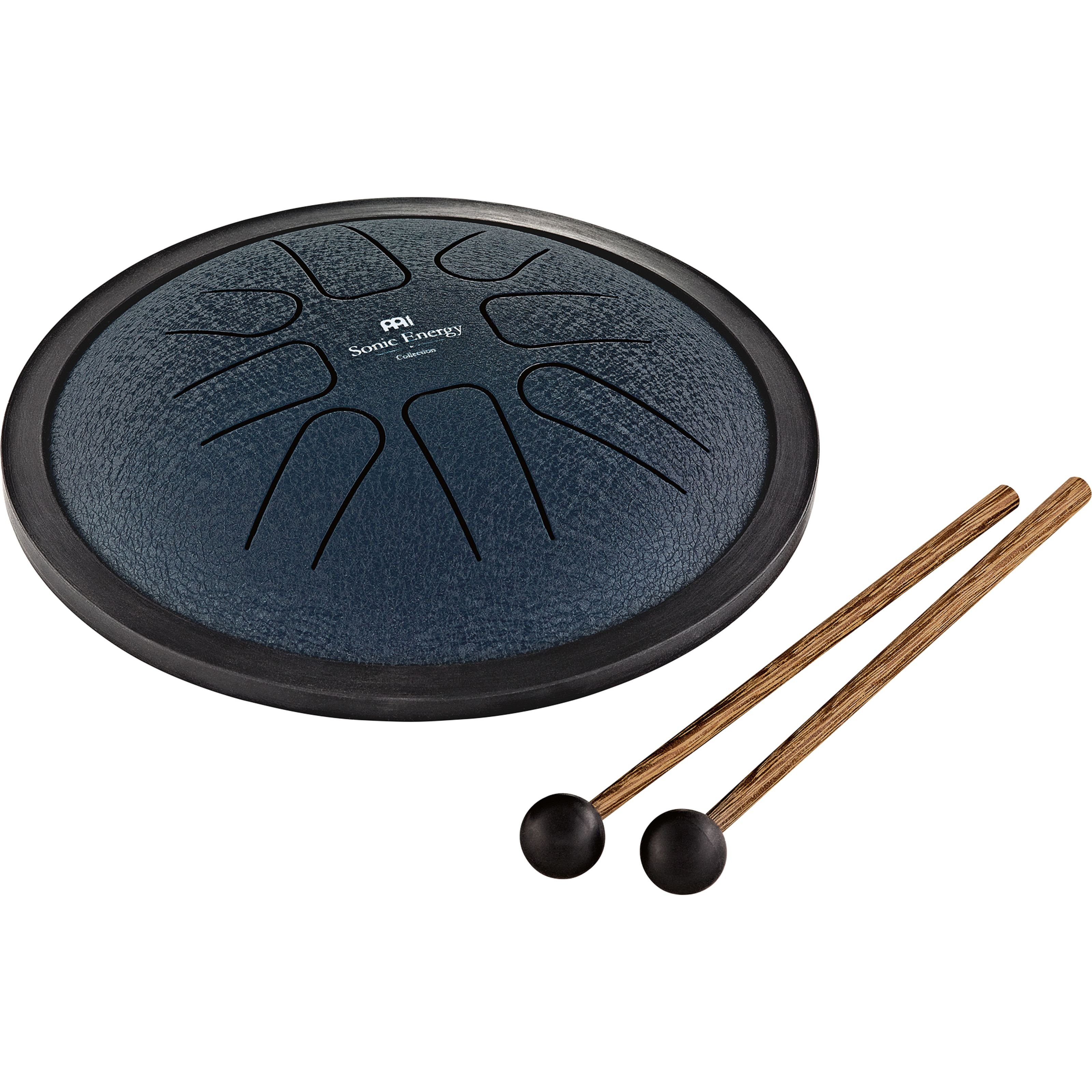 Meinl Percussion Steel Tongue Drum, SSTD2NB Small Steel Tongue Drum G-Moll Marineblau - Zungentrommel