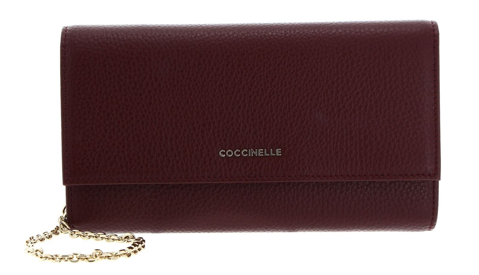 COCCINELLE Geldbörse Metallic Soft, aus echtem Rindsleder günstig online kaufen