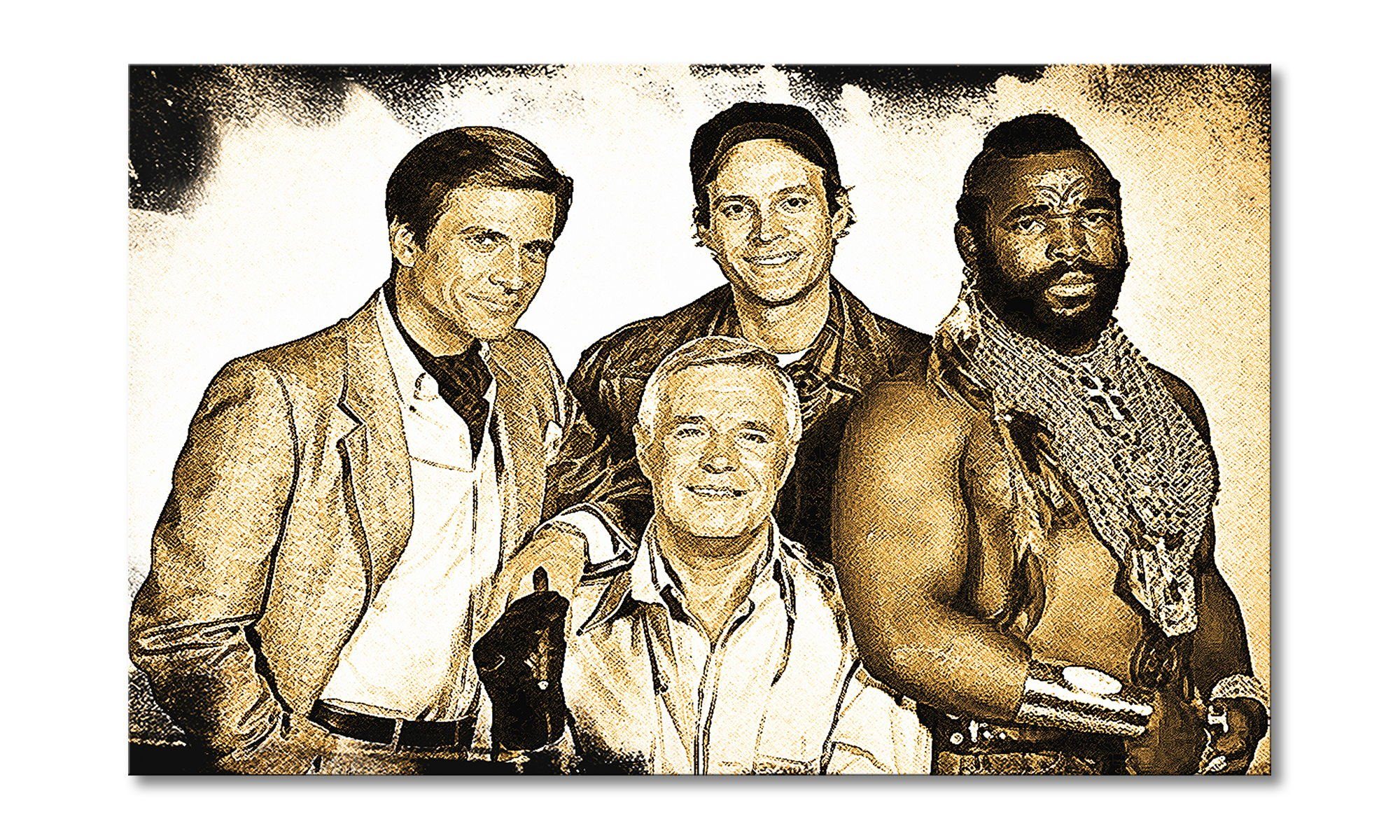 WandbilderXXL Leinwandbild Das A Team, (1 günstig online kaufen