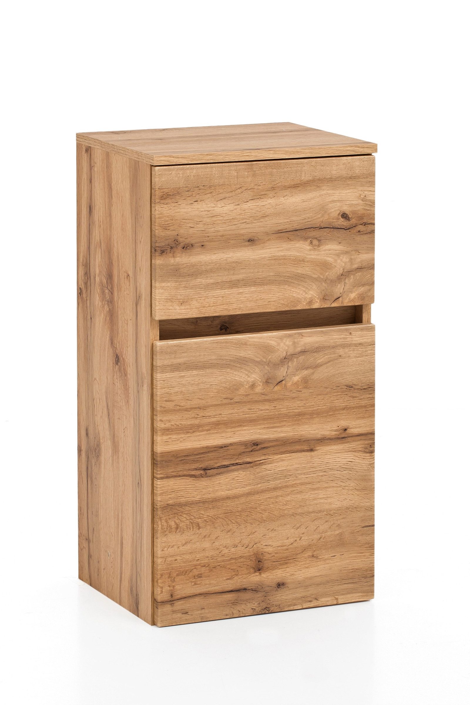 HELD MÖBEL Waschbeckenunterschrank aus MDF in wotaneiche mit einer Tür und einem Einlegeboden (B/H/T: 40x79x35 cm)