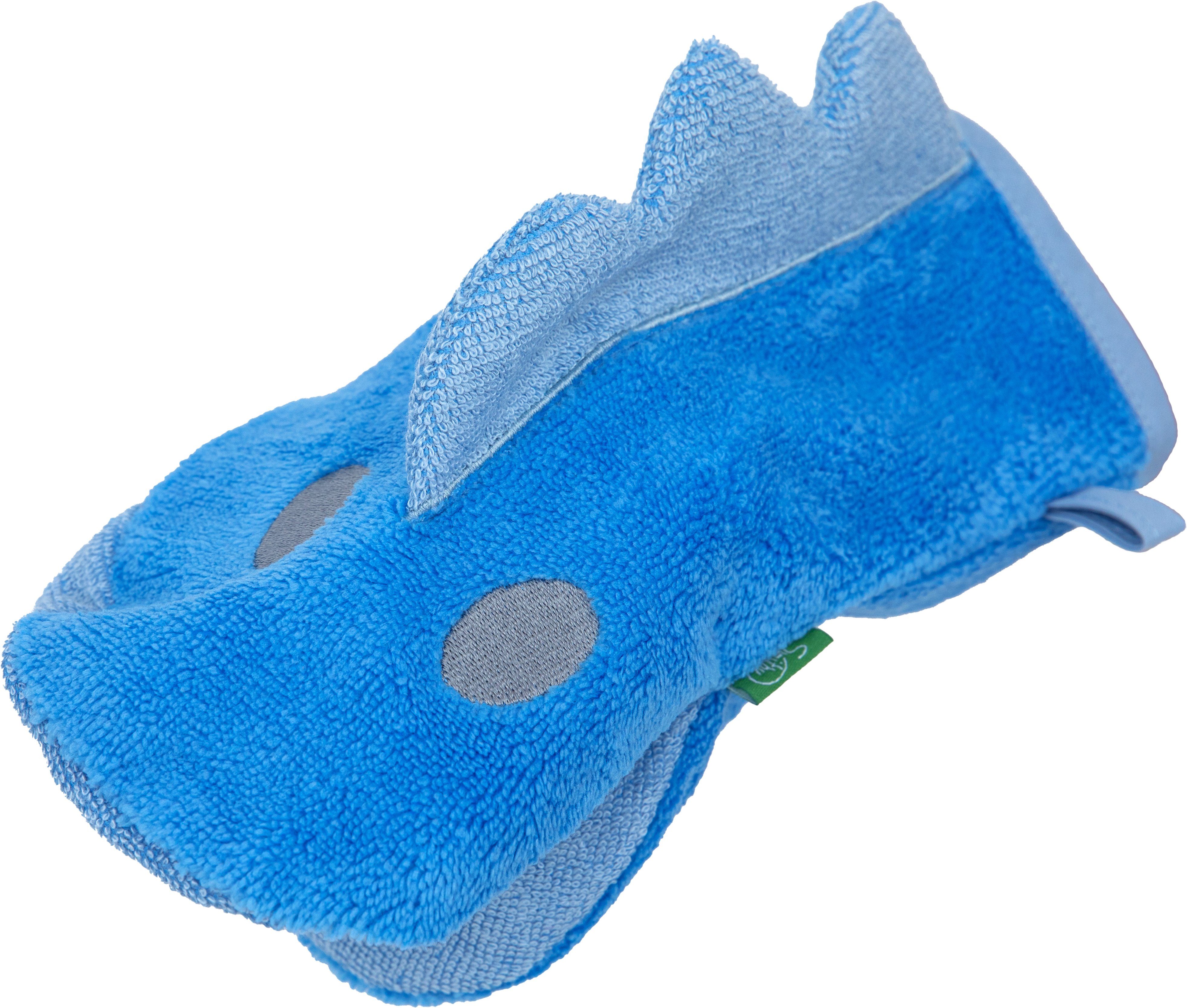 Waschlappen Dino Spielwaschhandschuh Applikation Smithy (1-tlg),