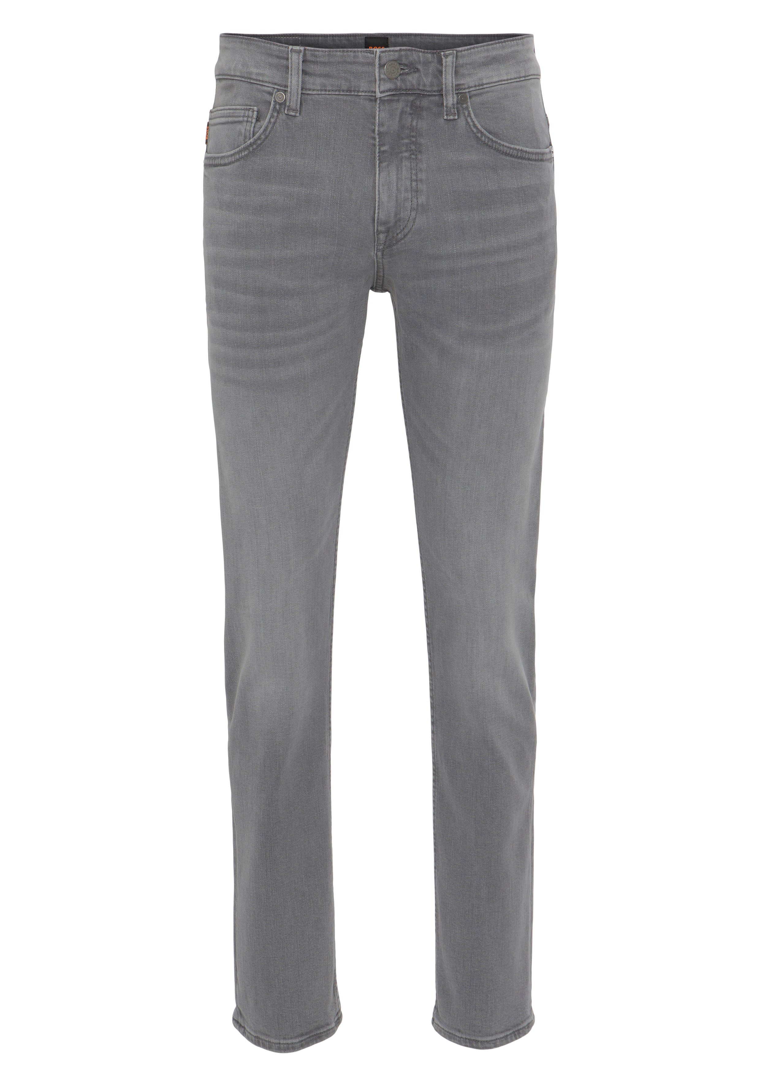 BOSS ORANGE Slim-fit-Jeans Delaware BC-C BOSS Gesäßtasche Logo der an mit