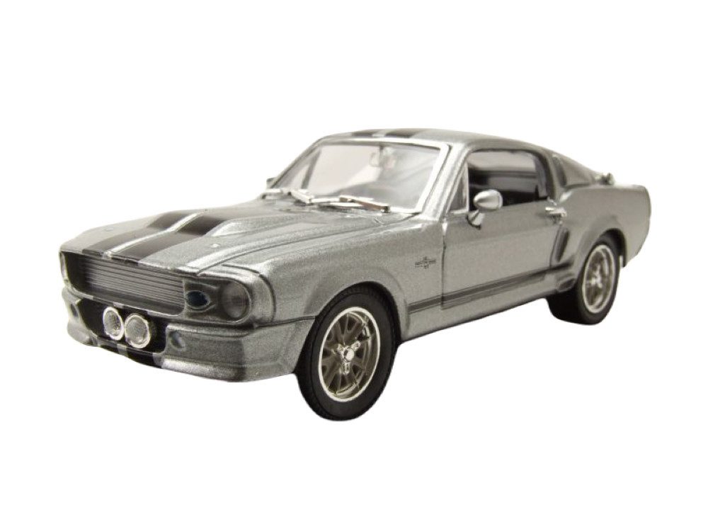 GREENLIGHT collectibles Modellauto Ford Shelby Mustang GT 500 1967 silbergrau Eleanor, Maßstab 1:43