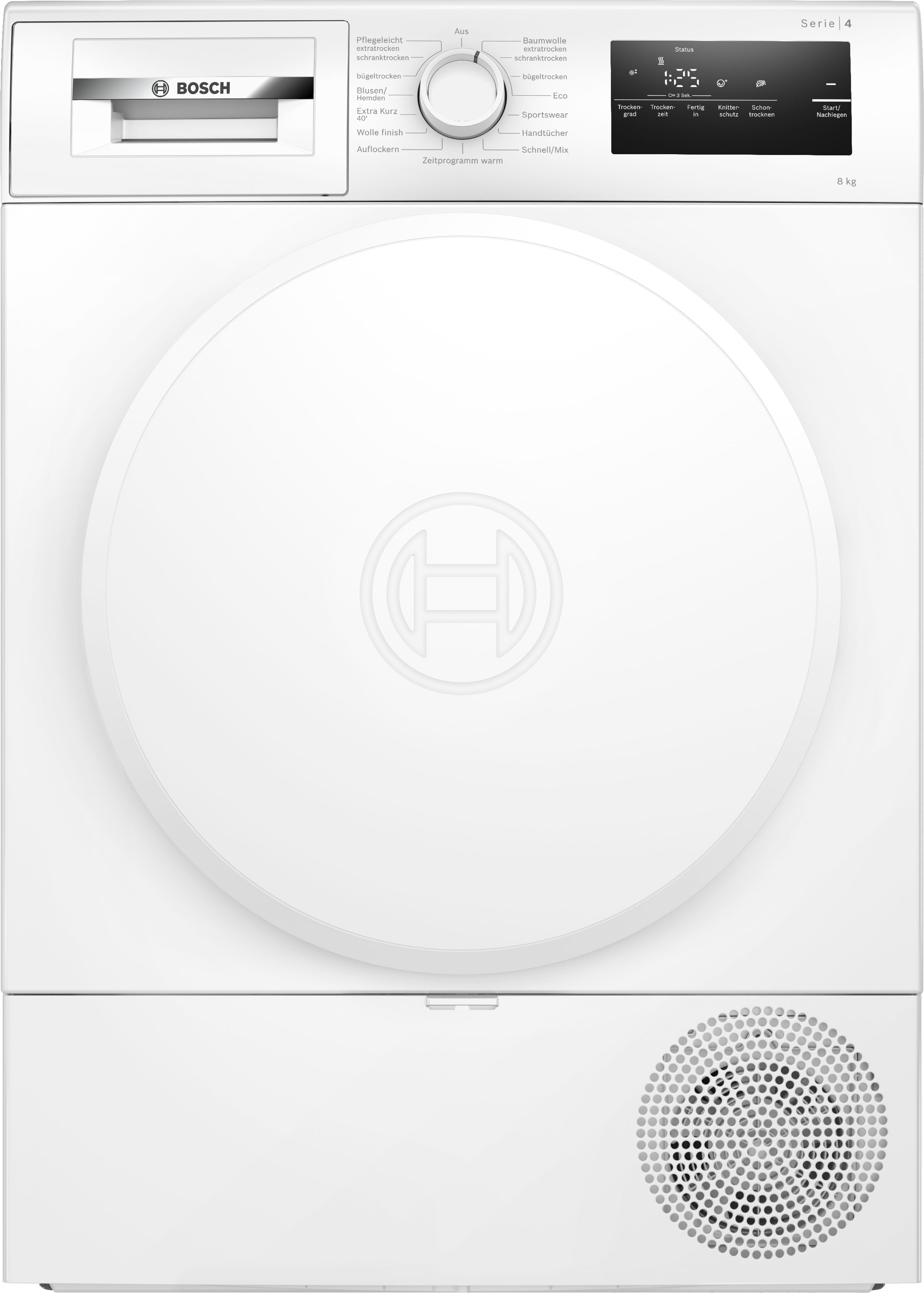 BOSCH Wärmepumpentrockner Serie 4 WTH83VV4, Effizientes Trocknen & einfache Reinigung dank EasyClean-Filter – Bild 5 von 5