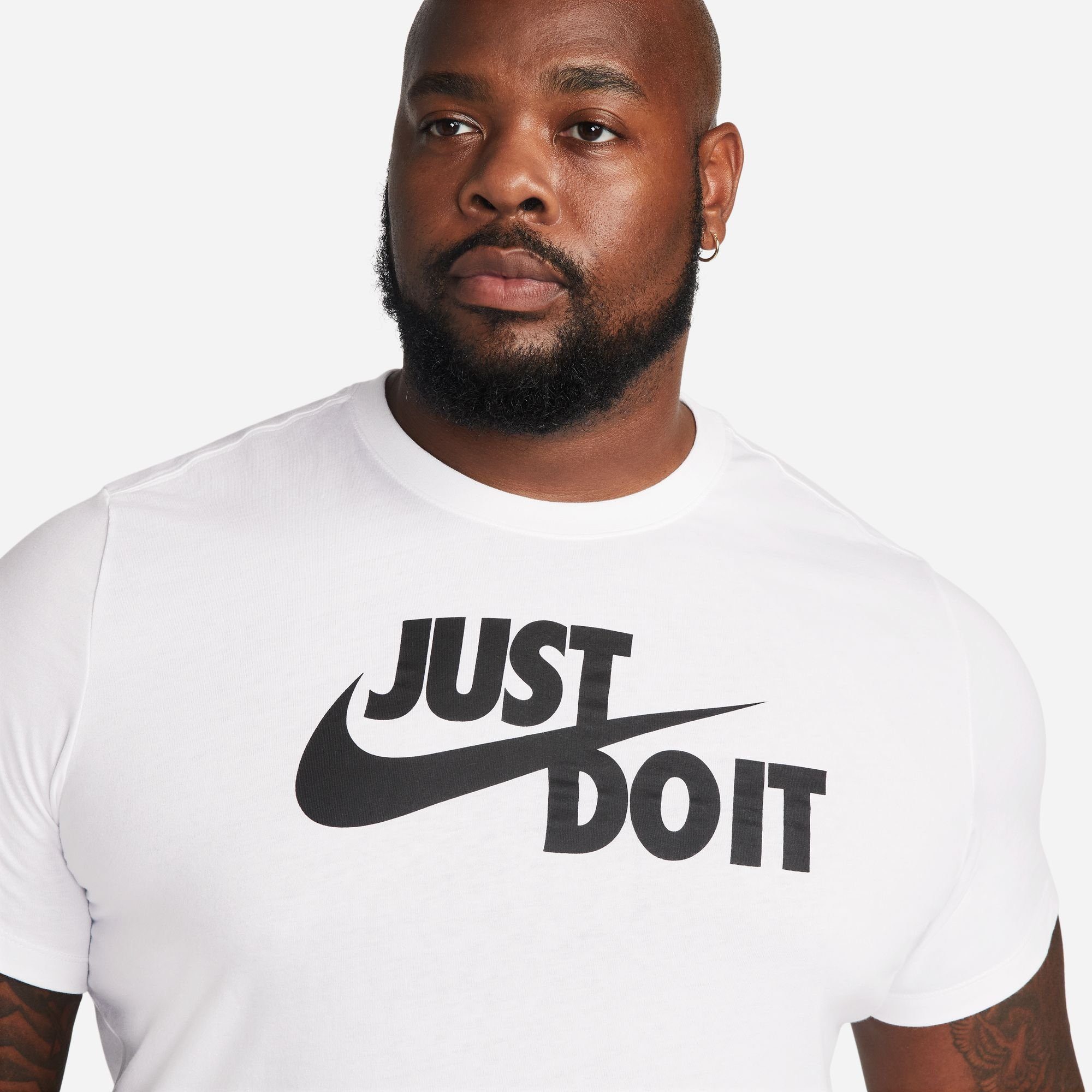 Nike Sportswear T-Shirt White/ T-SHIRT MEN'S Black JDI