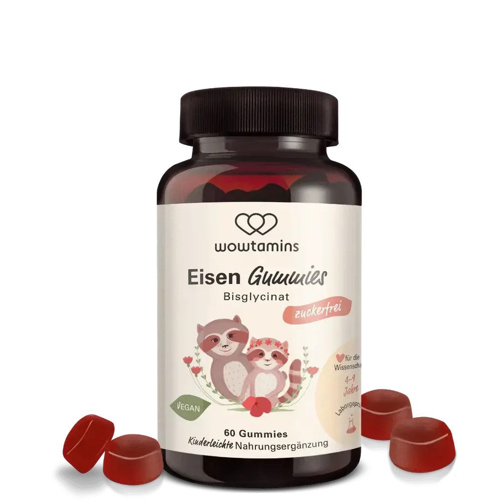 wowtamins Eisen Gummies (zuckerfrei) Bonbons