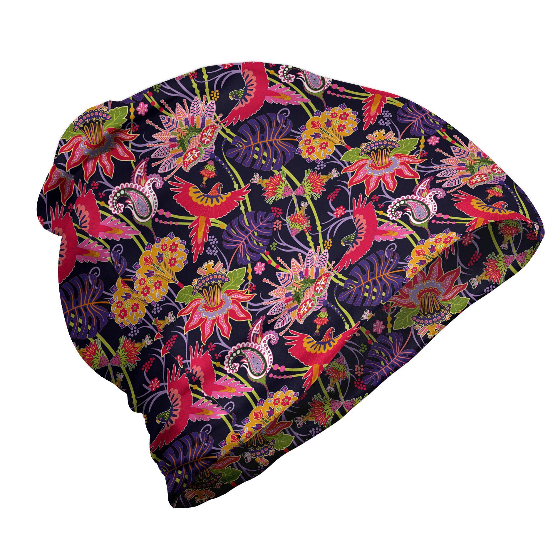 Jacobean im Floral Illustration Jungle Beanie Wandern Abakuhaus Freien