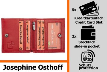 Josephine Osthoff Geldbörse Wiener Schachtel Geldbörse kirsche