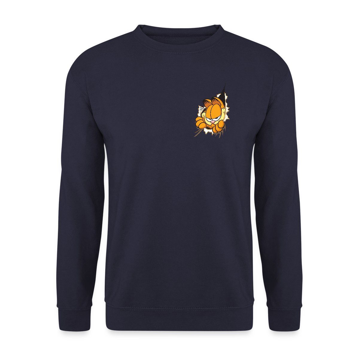Sweatshirt Garfield Hier Ist Garfield Unisex Pullover