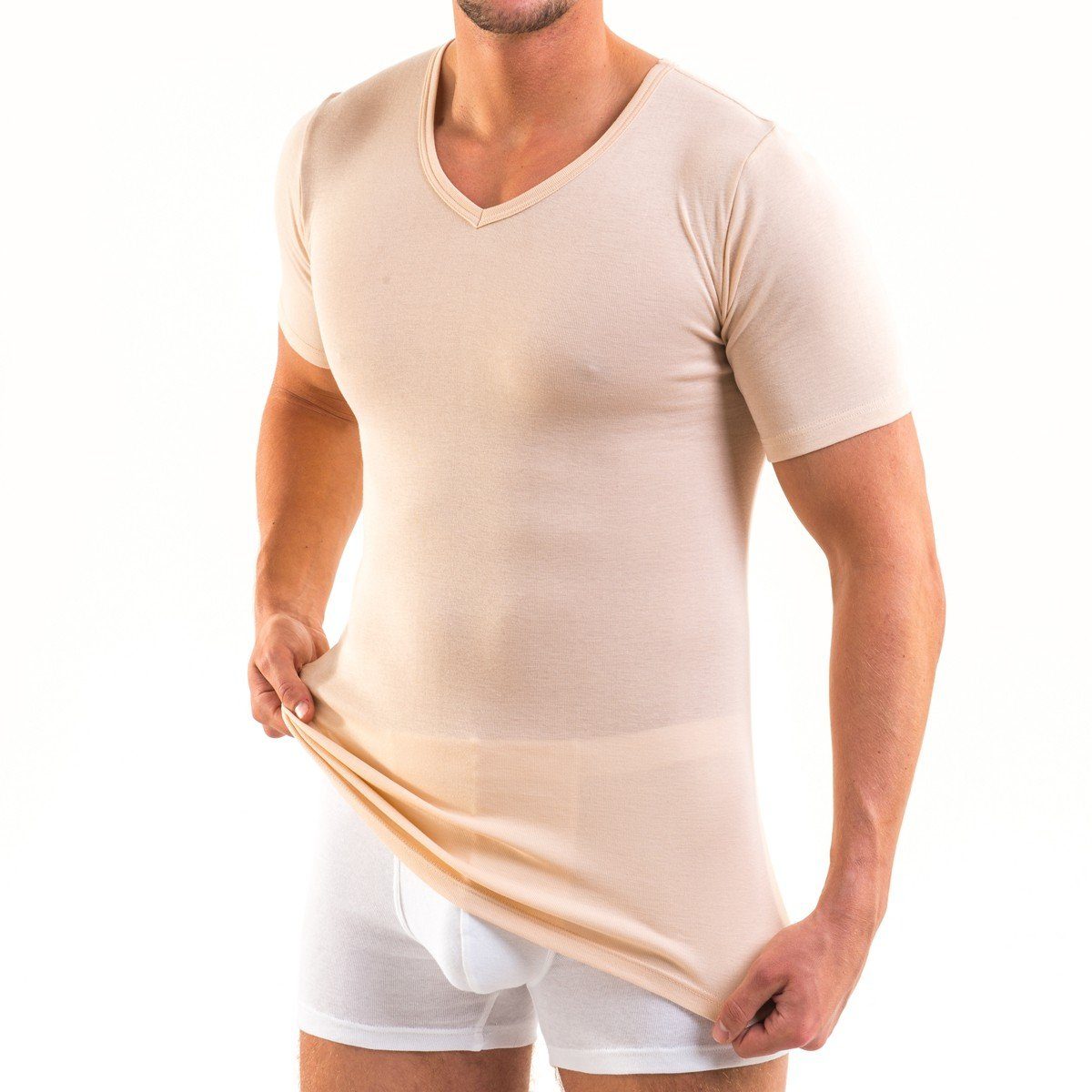 HERMKO Unterziehshirt 16488 Herren kurzarm Business günstig online kaufen