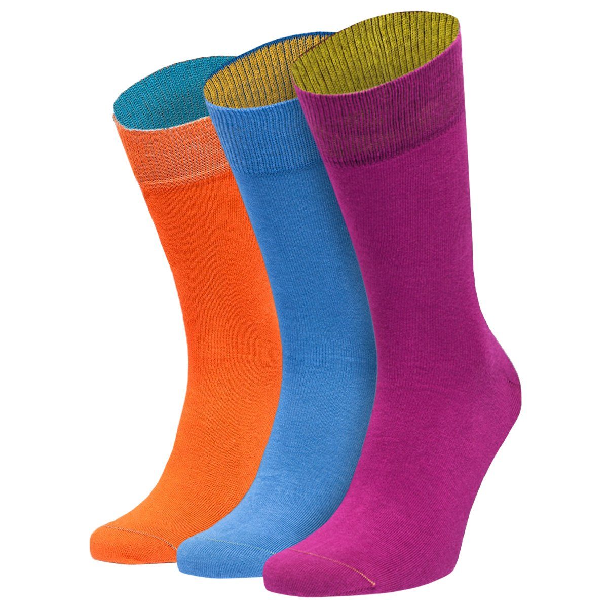 von Jungfeld Kurzsocken 3er Pack Damen Socken, Geschenkbox