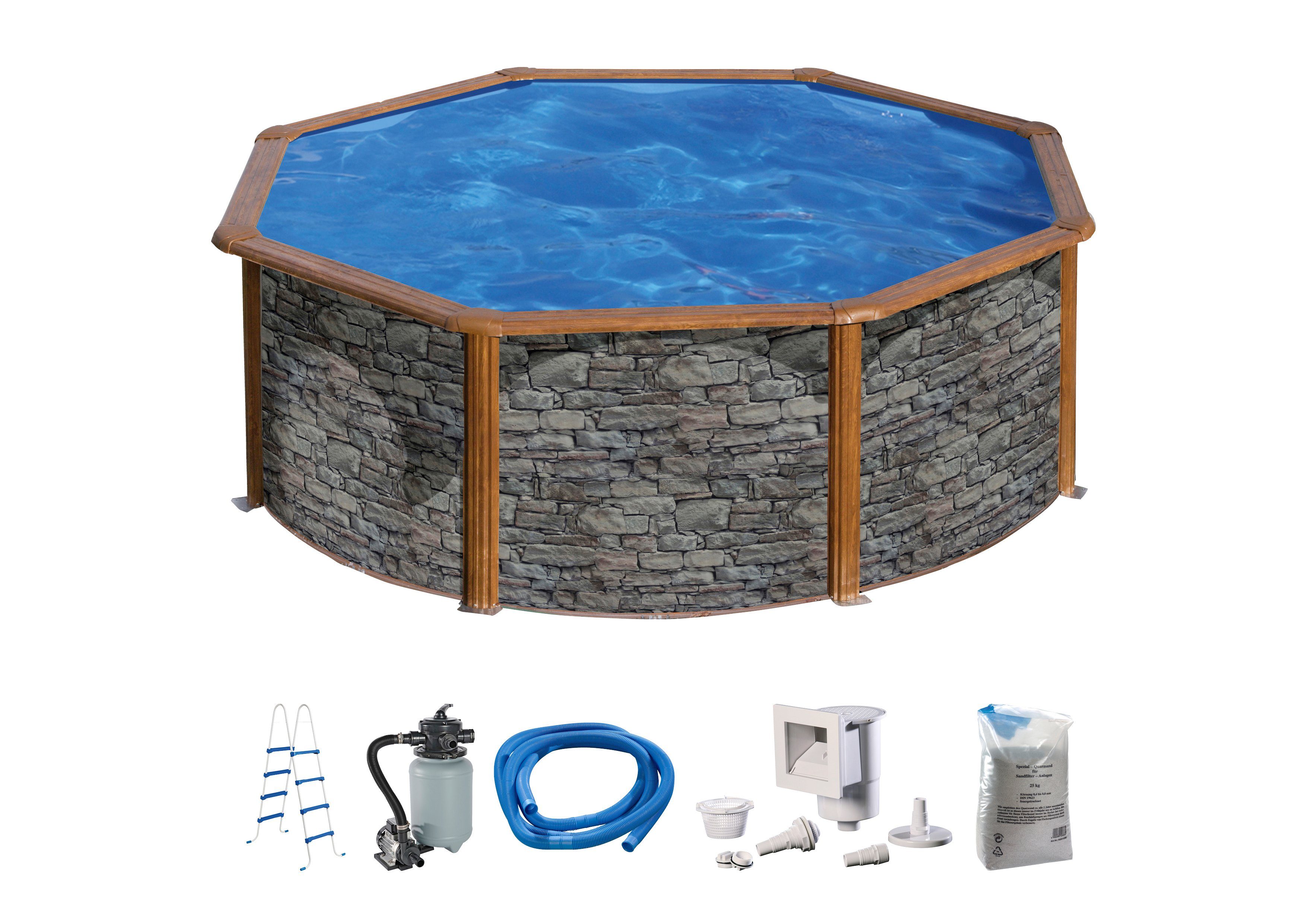 KONIFERA Rundpool MALAGA 2 (Set, 5-tlg), günstig online kaufen