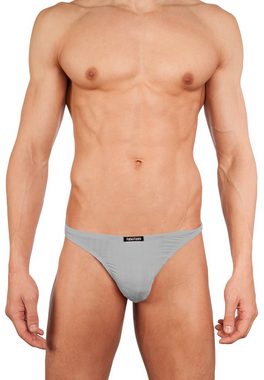 Fabio Farini String Herren Unterhosen - Männer Tangas aus atmungsaktiver Mikrofaser (4-St) im sportlichen Look mit Karo-Muster