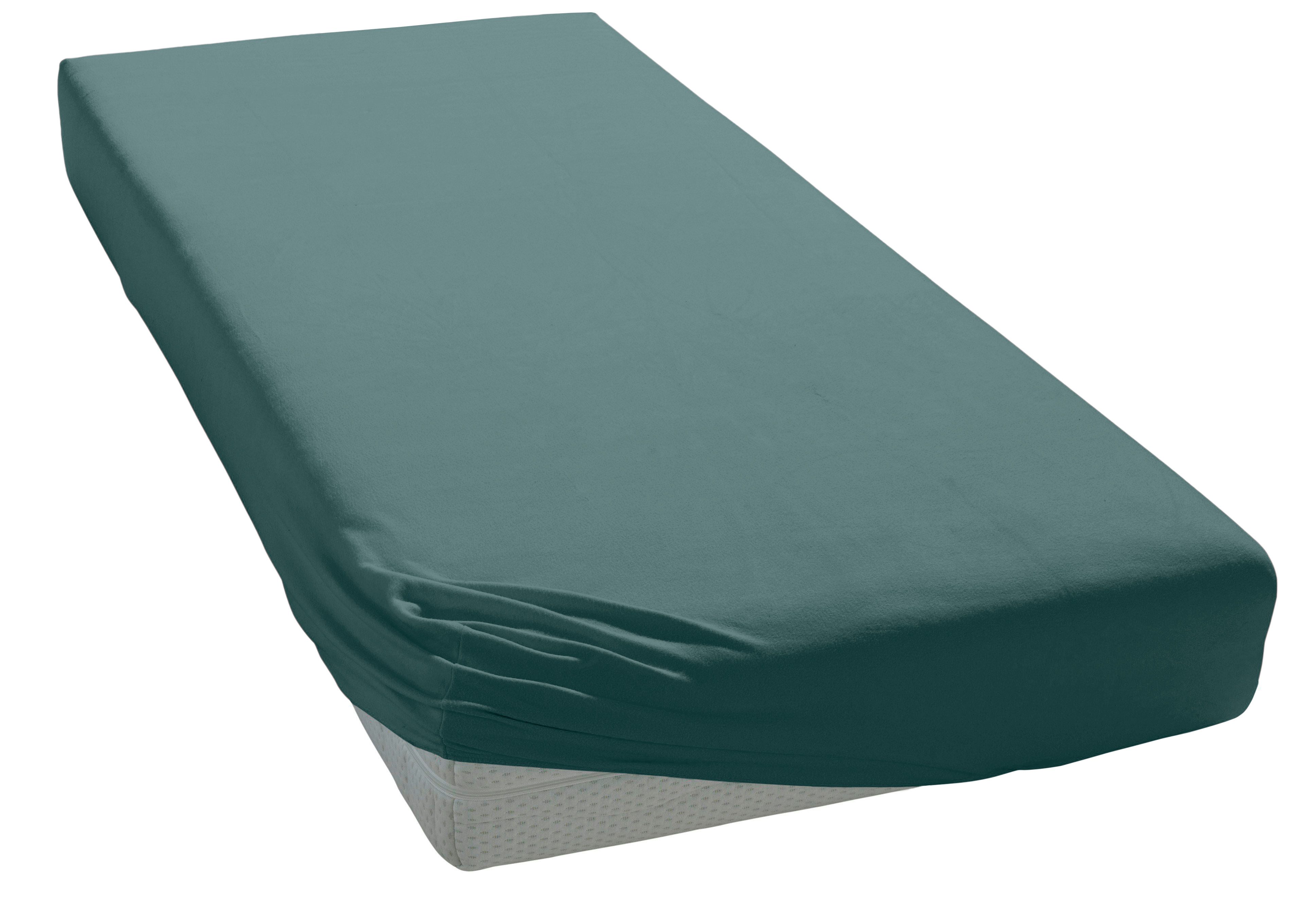 OTTO home Spannbettlaken BLACKBERRY in PREMIUM und BASIC Qualität, 100% Baumwolle, Jersey (160 g/m), Gummizug: rundum, (1 Stück), für hohe Matratzen bis 28 cm,  – Bild 4 von 5