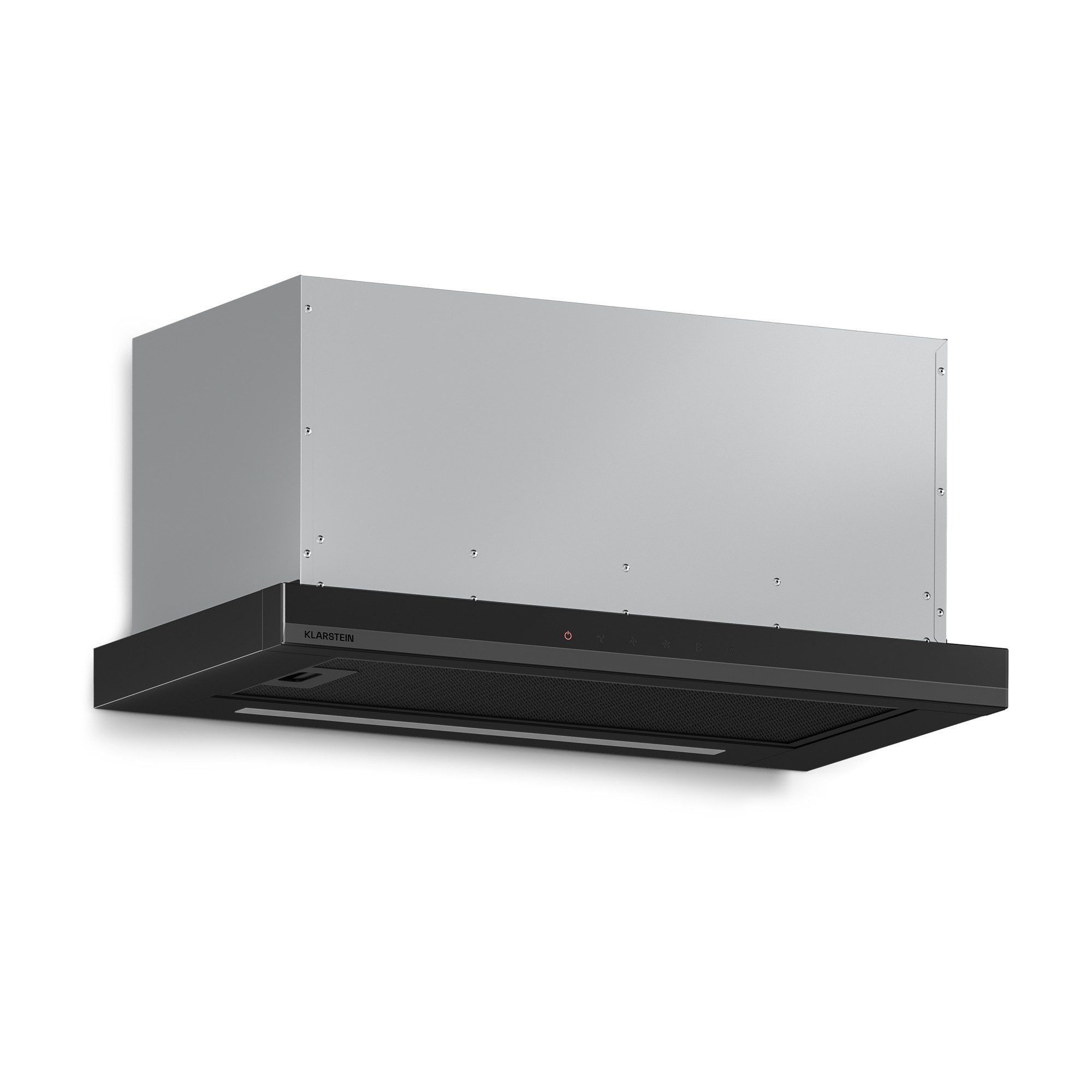 Klarstein Deckenhaube Velaire Telescopic Serie Velaire Teleskophaube 60 cm 896 m³/h A++ Touch LED ausfahrbar Velaire Telescopic, Dunstabzugshaube Wandhaube Teleskophaube Umluft Abluft ausfahrbar
