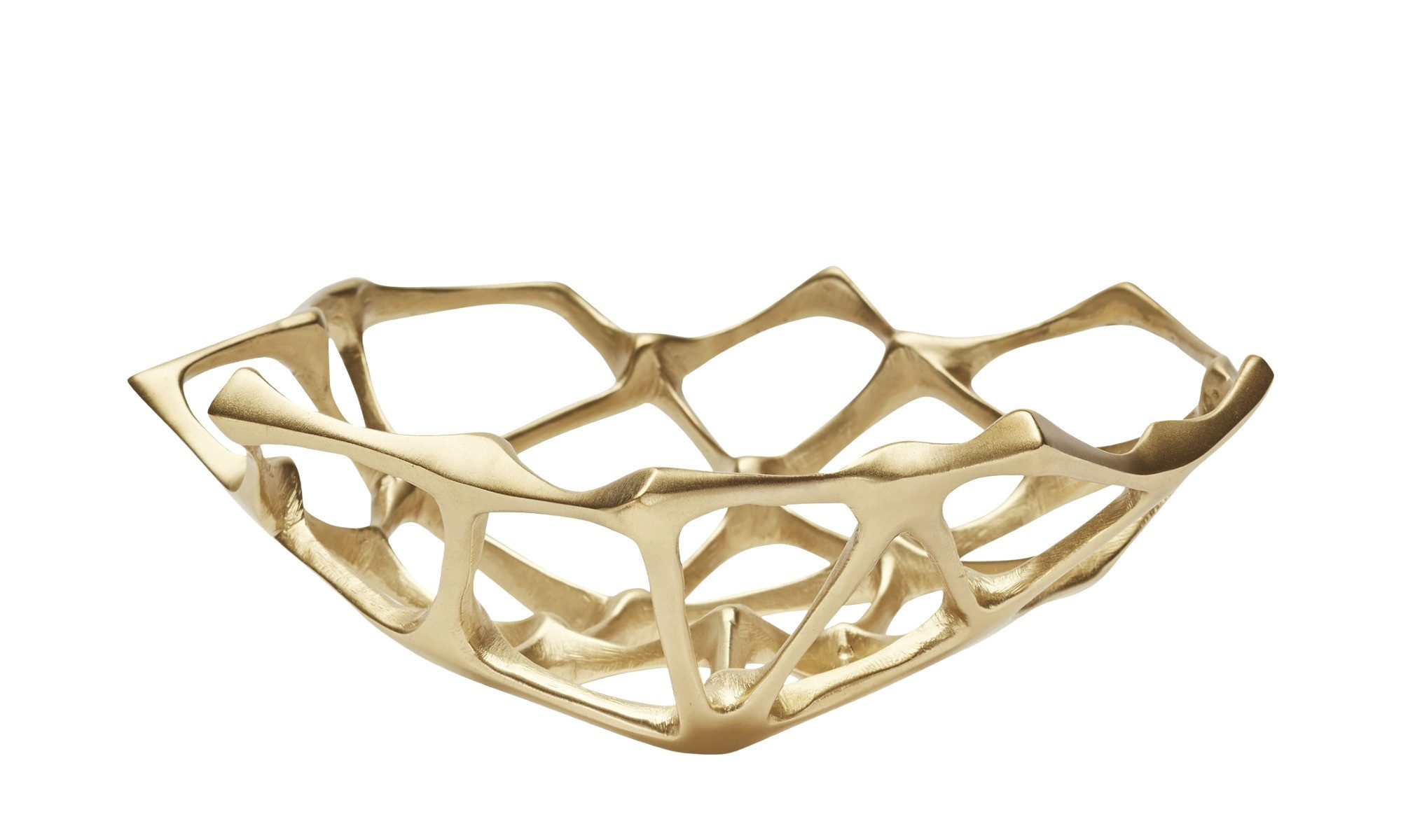 Tom Dixon Dekoschale Tom Dixon Bone Bowl Schale Small Messing, Jedes Teil ein Unikat