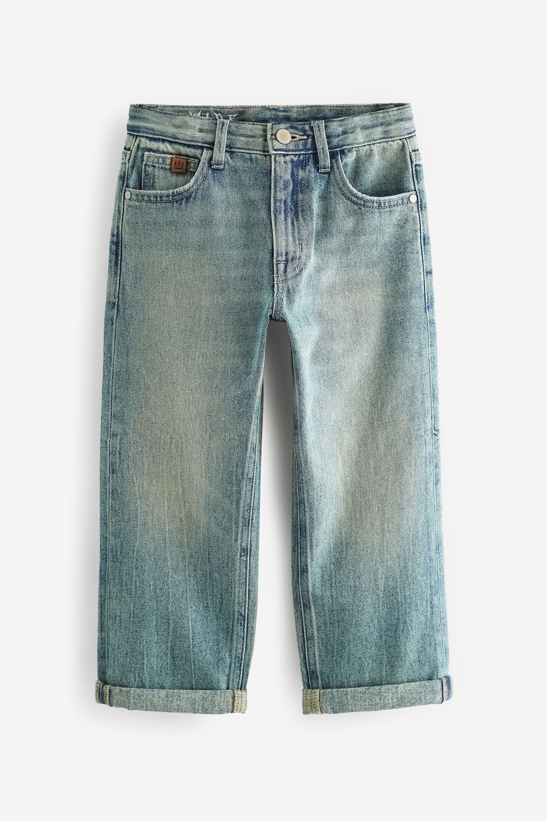 Next Weite Jeans Authentische Denim-Jeans, weite günstig online kaufen