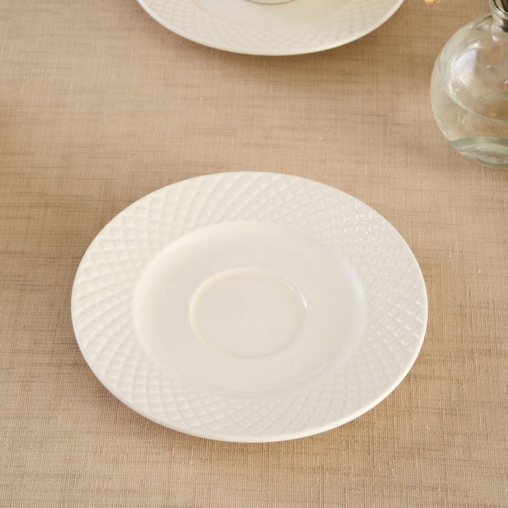 Karaca Teeservice Karaca Nina Embossed Teetassen-Set für 6 Personen, 220 ml