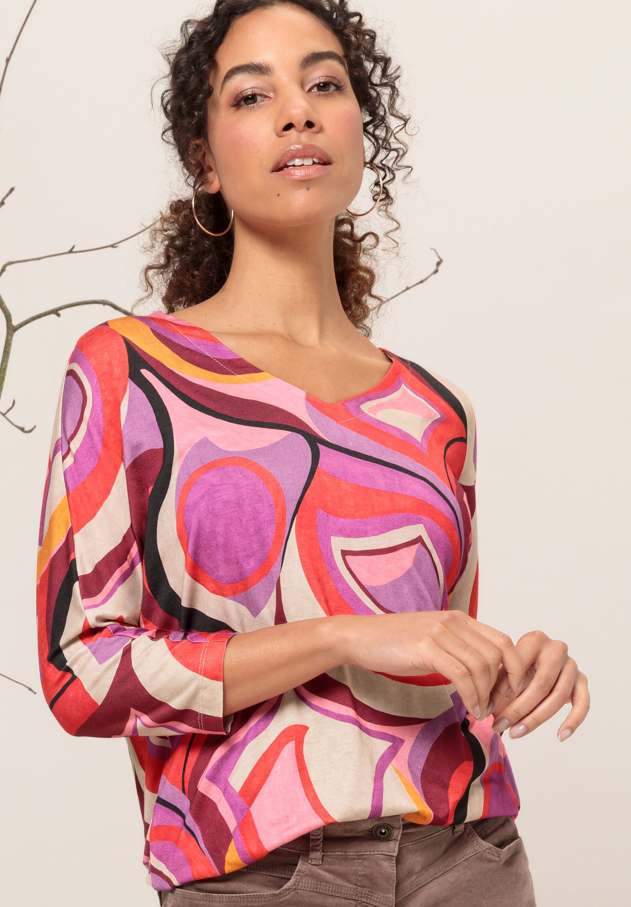bianca Print-Shirt JULIE mit modernem, graphischen günstig online kaufen