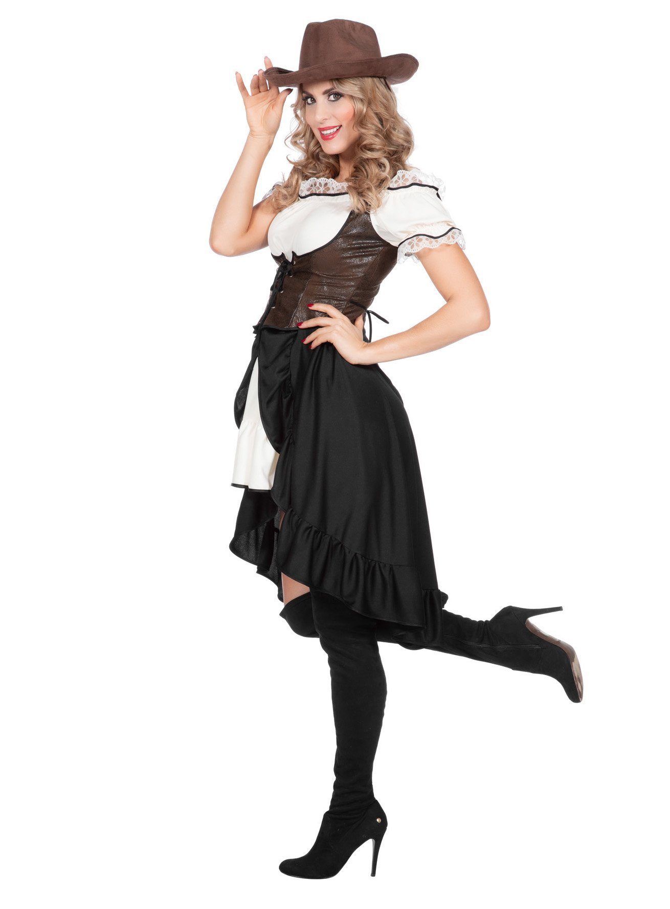 Metamorph Cowboy-Kostüm Western Lady Kostüm, Cowgirl im aufreizenden Look