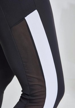 URBAN CLASSICS Leggings Urban Classics Damen Ladies Tech Mesh Striped Pocket Leggings (1-tlg)