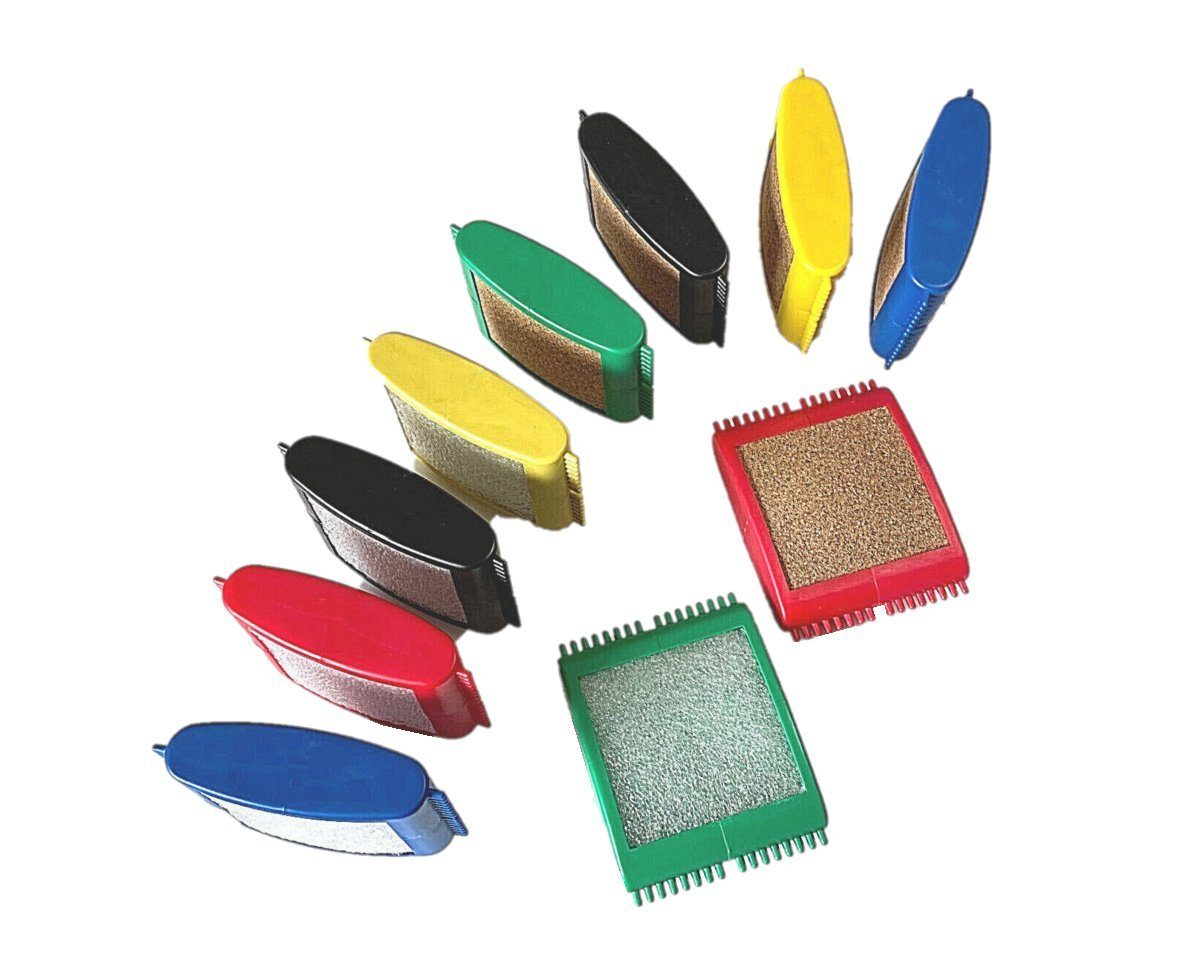 Anplast Vorfachschnur Vorfachaufwickler Schaumstoff oder Kork 7 x 8 cm oval Wickelbretter, Die ovale Konstruktion verhindert das Knicken der Vorfächer