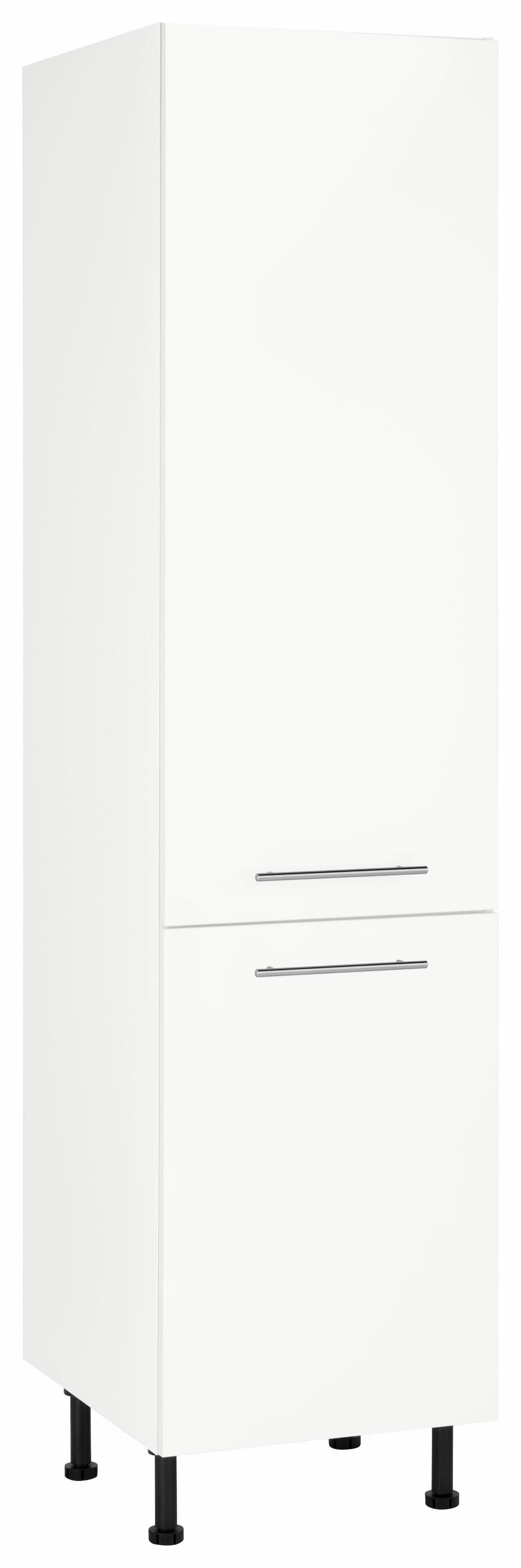 wiho Küchen Seitenschrank Ela 50 cm breit, höhenverstellbare Füße weiß