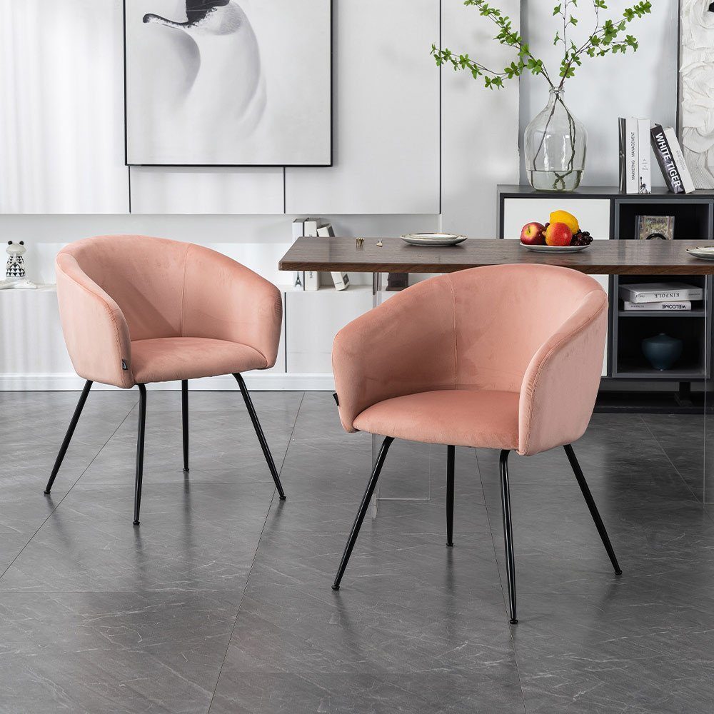 HOME DELUXE Polsterstuhl Esszimmerstuhl ARIA Samt günstig online kaufen