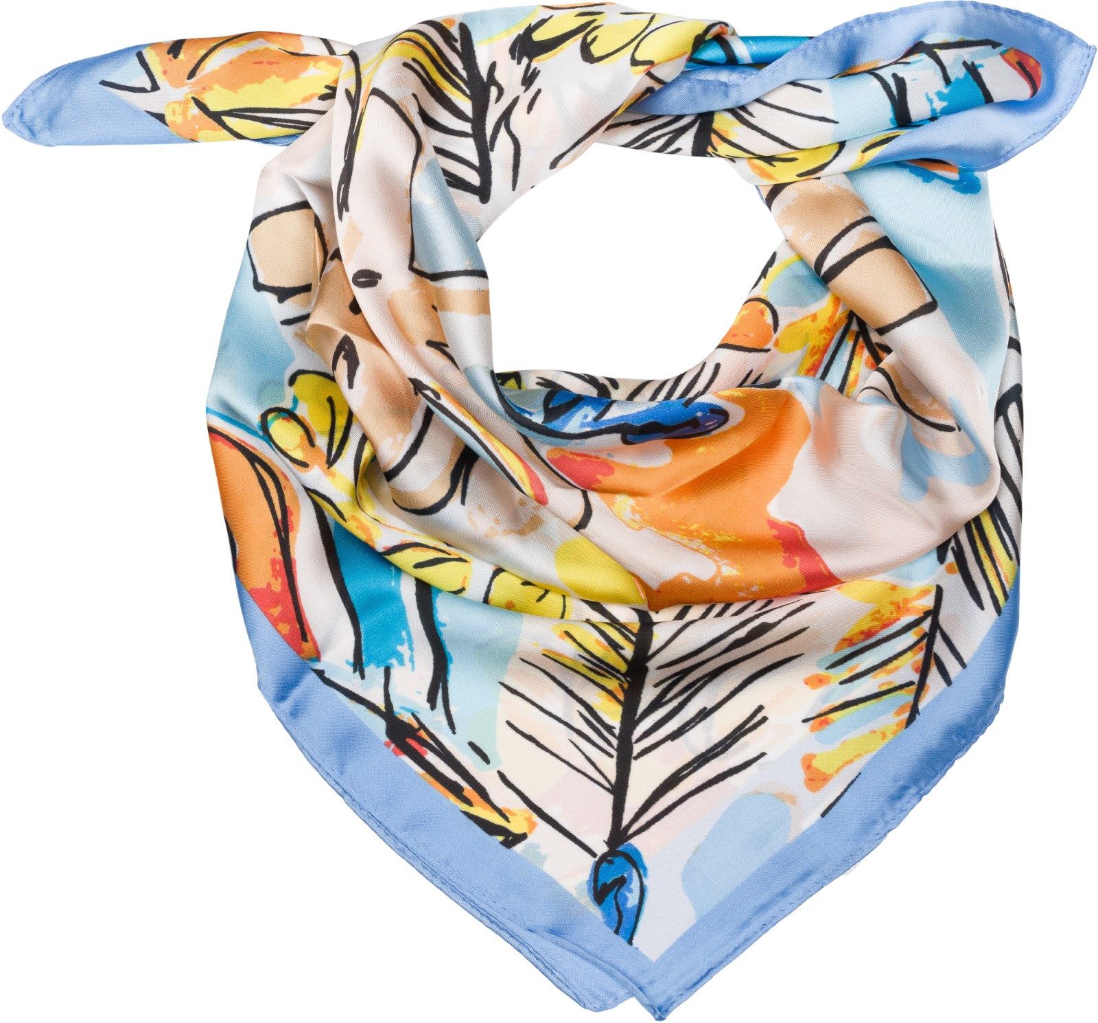 styleBREAKER Modetuch Halstuch Palmen Muster Popart Style, (1-St) günstig online kaufen