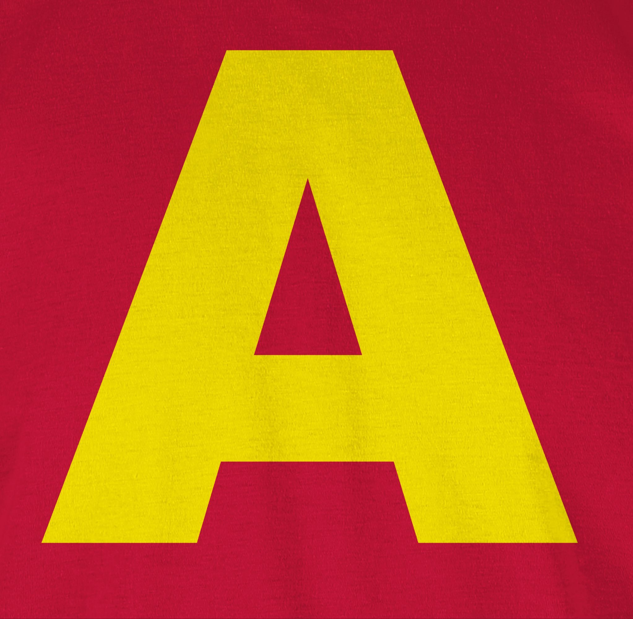 Shirtracer Rundhalsshirt Kostüm Buchstabe A Streifenhörnchen Chipmunk Alvin günstig online kaufen