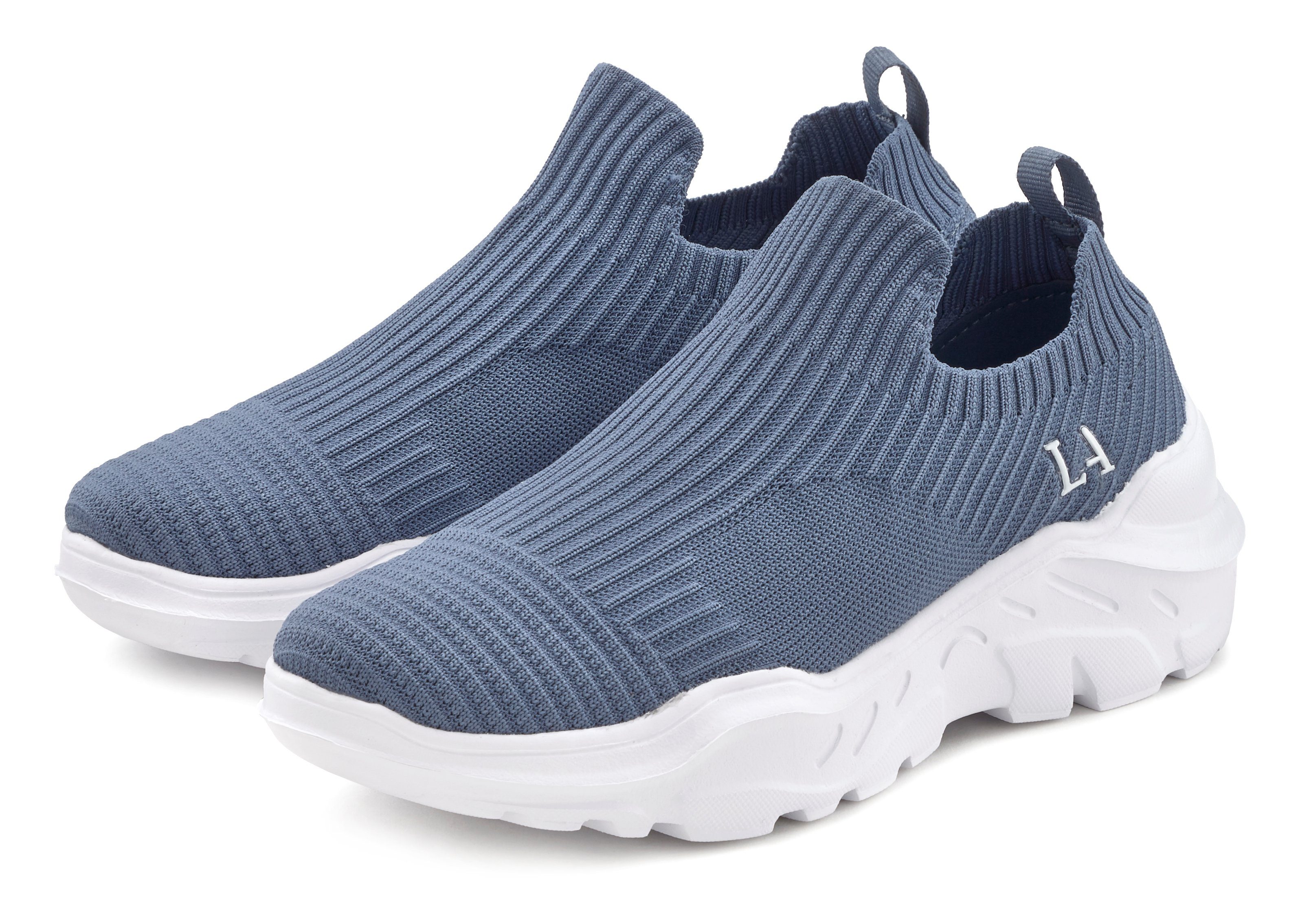 LASCANA Sneaker Halbschuh, Slipper, Freizeitschuh zum Reinschlüpfen VEGAN günstig online kaufen